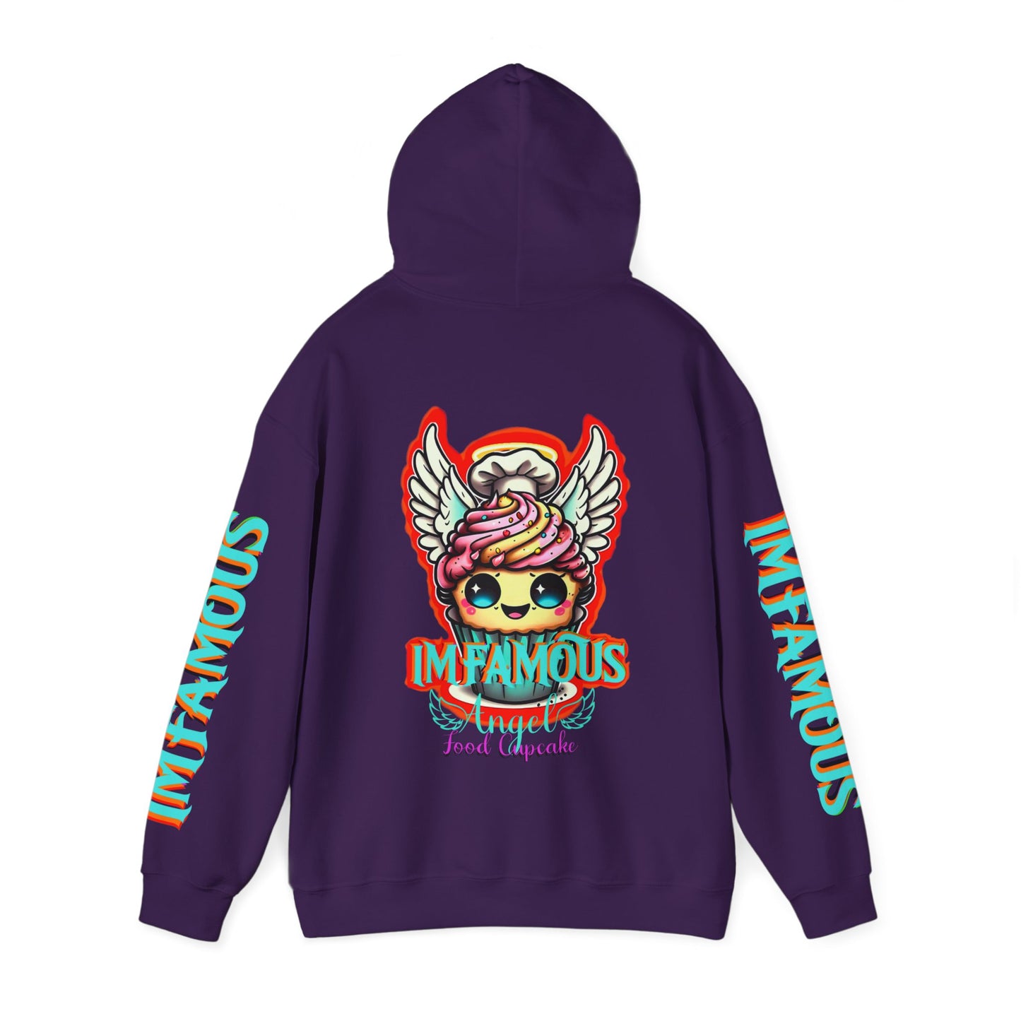 Imfamous Angel food cupcake 男女同款 Heavy Blend™ 连帽运动衫