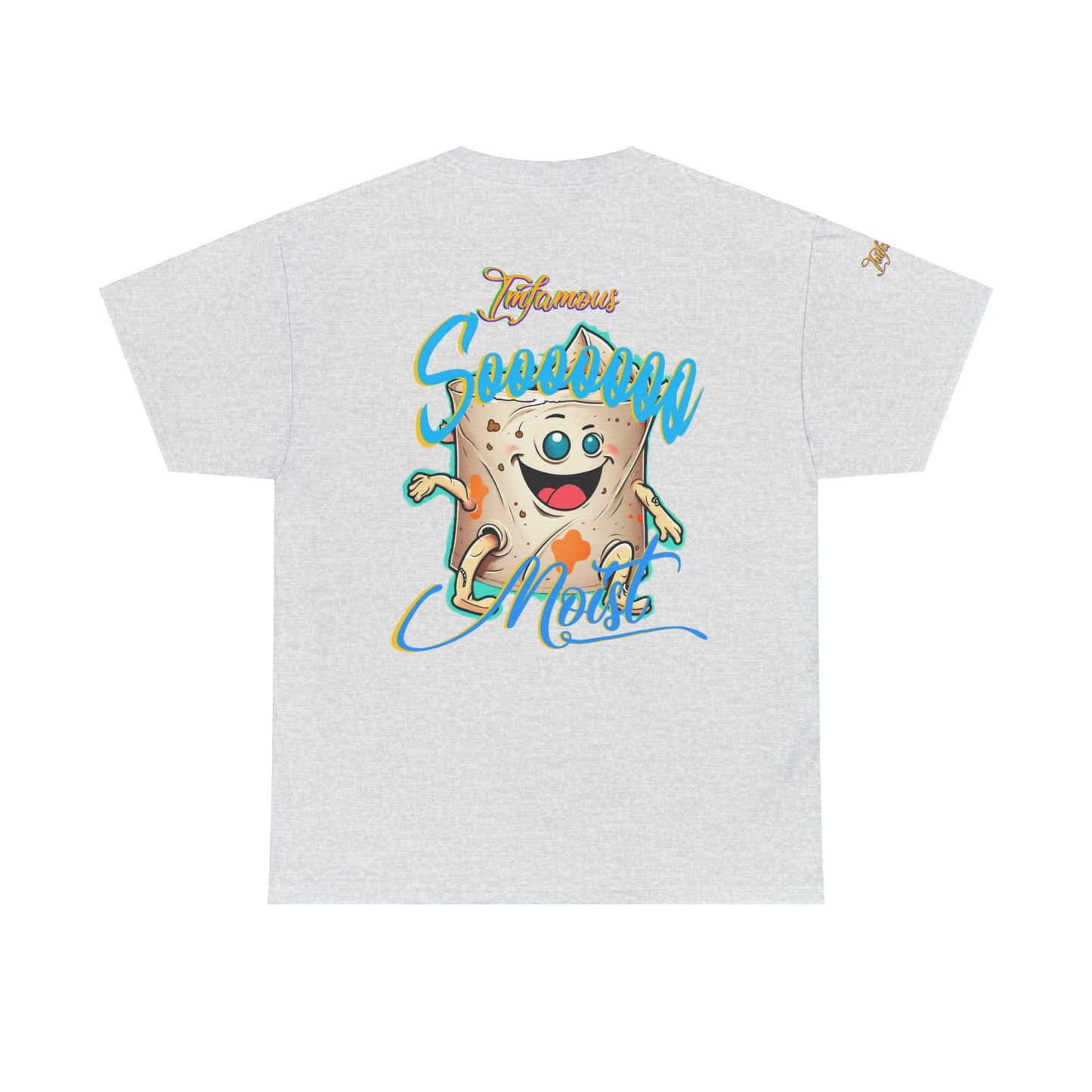 Premium graphic T-shirt - Funny Toilet paper humor - Imfamous oh so moist