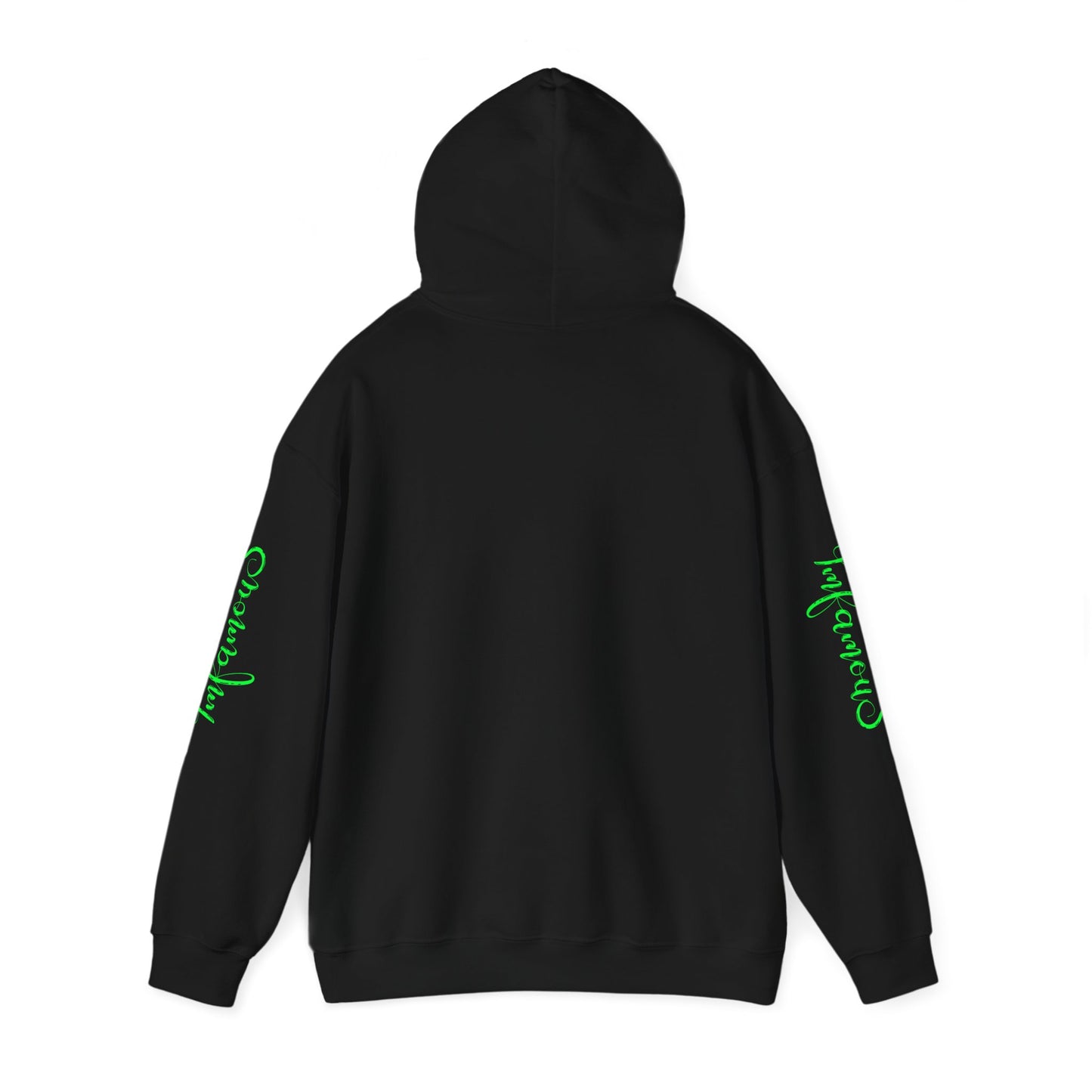Premium Hooded Sweatshirt - Pineapple Flying on Unicorn Design