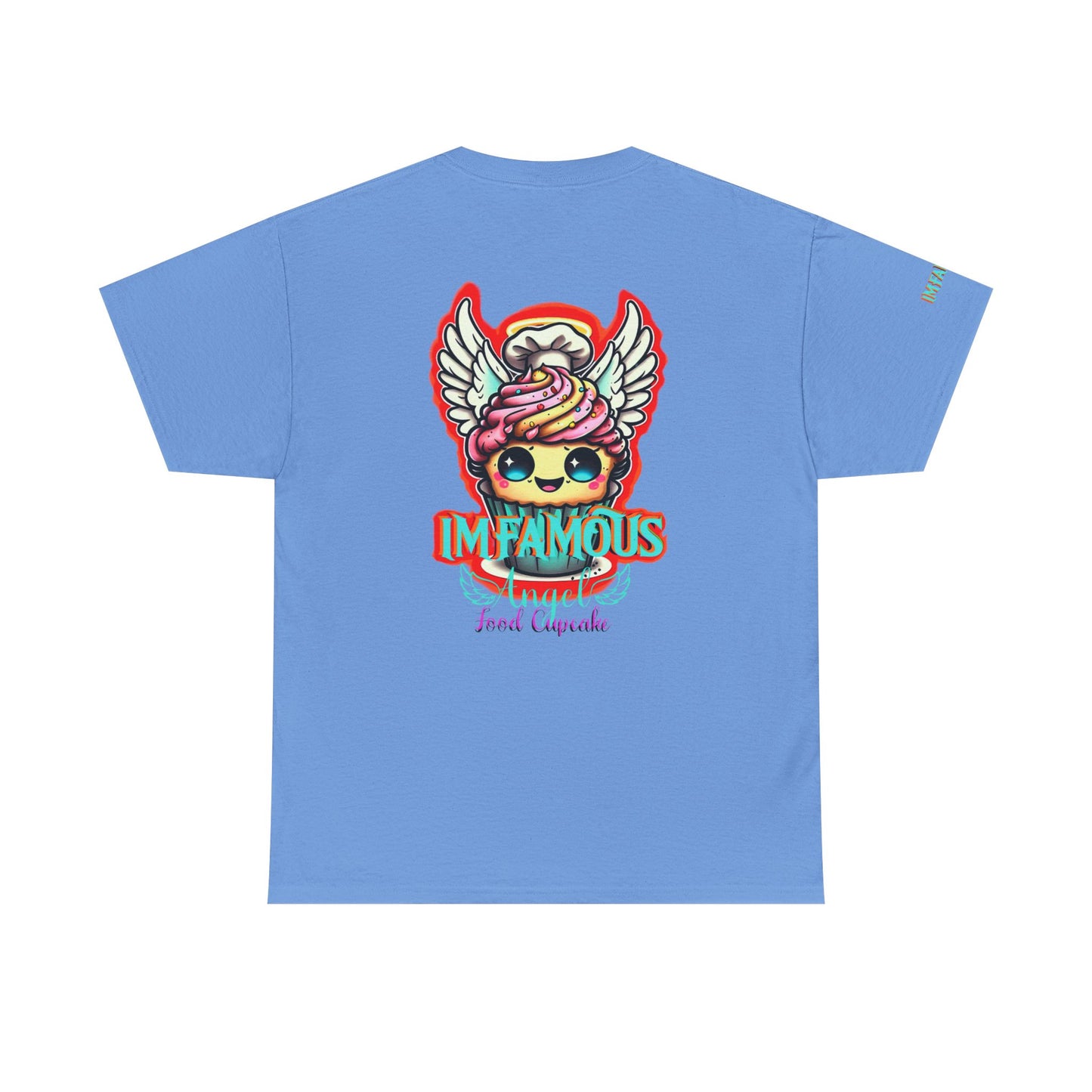 Camiseta de algodón con el famoso diseño de cupcakes Angel Food