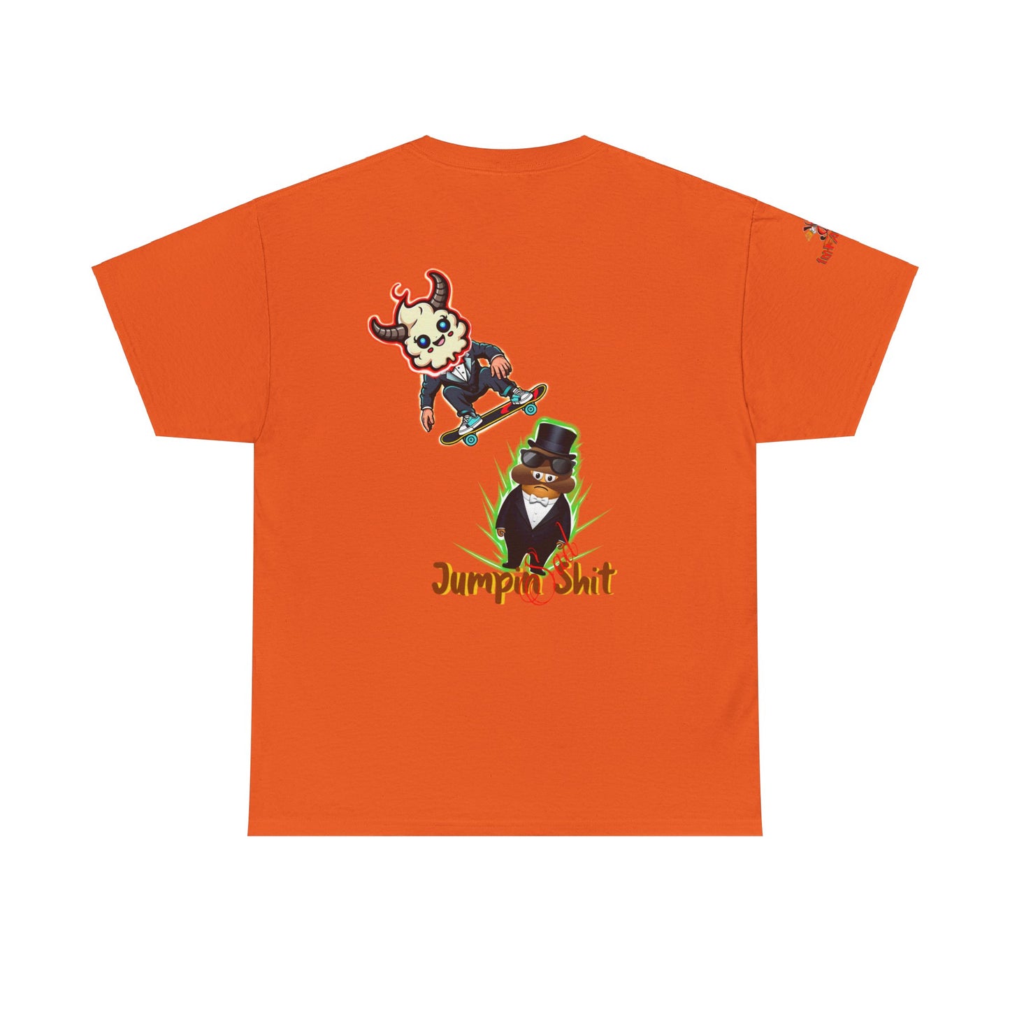 Imfamous jumpin Sad Shit premium graphic Tee - Imfamous Jumping Sad Shit Design
