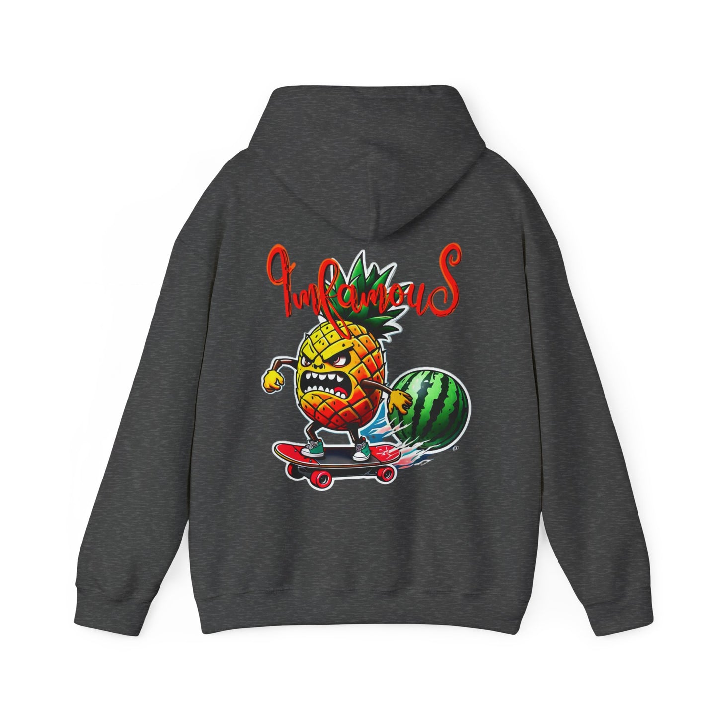 Premium hoodie-Imfamous Angry Pine-Apphole pineapple