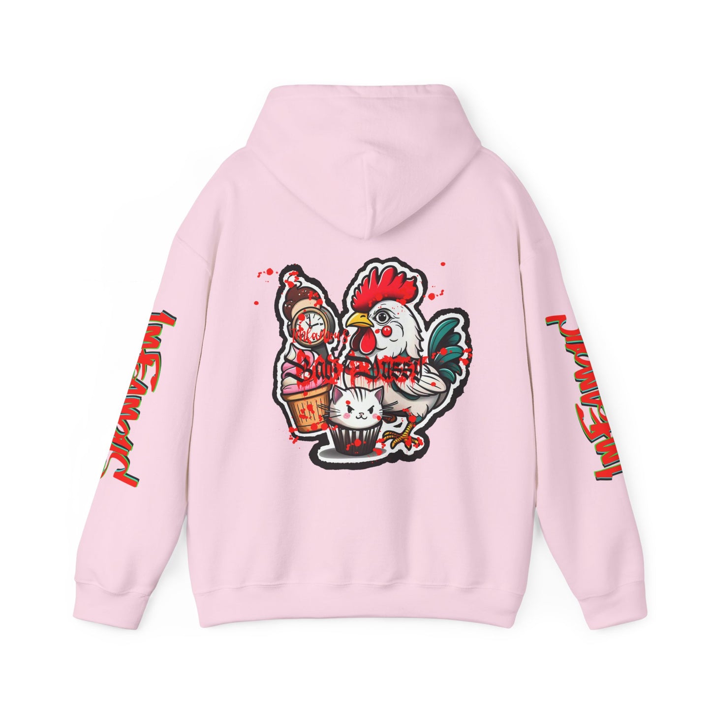 Sudadera con capucha con el famoso diseño de Bad Pussy Cat - Unisex