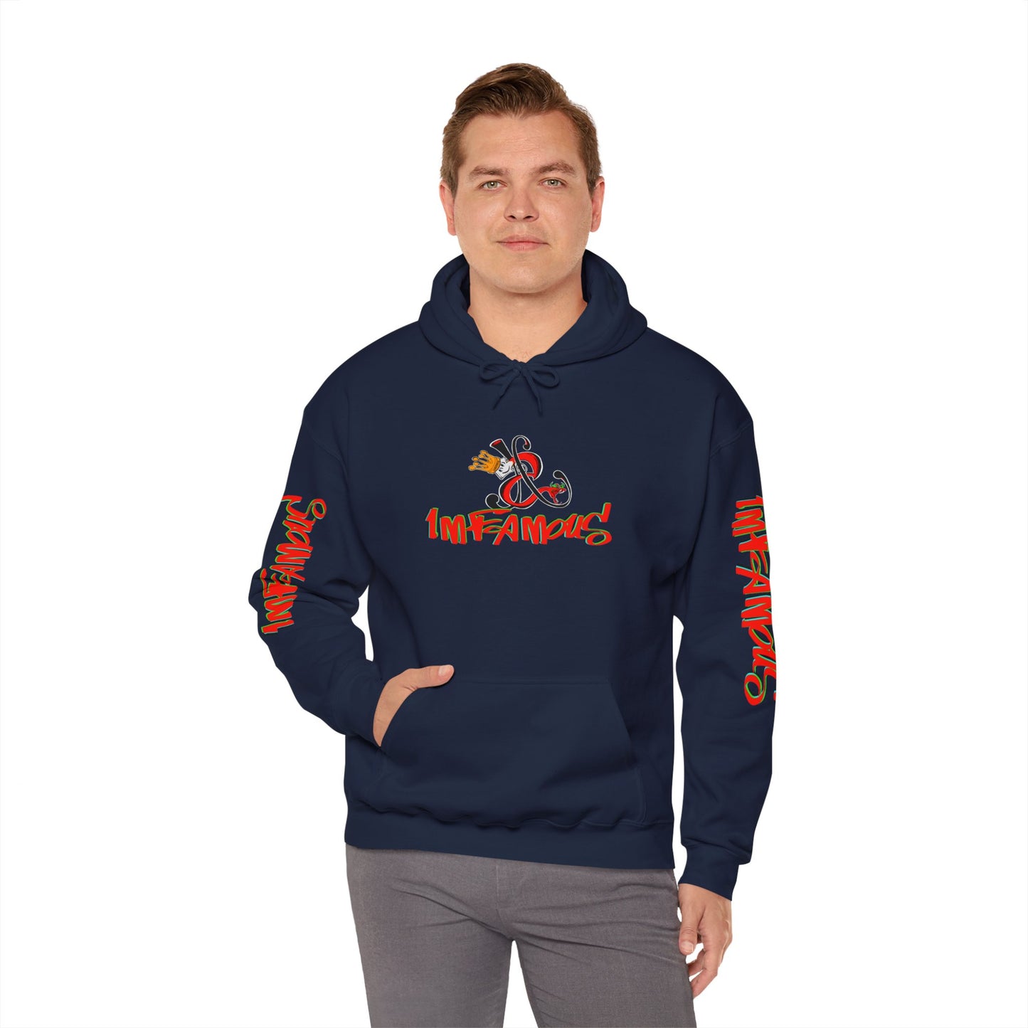 Sudadera con capucha con el famoso diseño de Bad Pussy Cat - Unisex