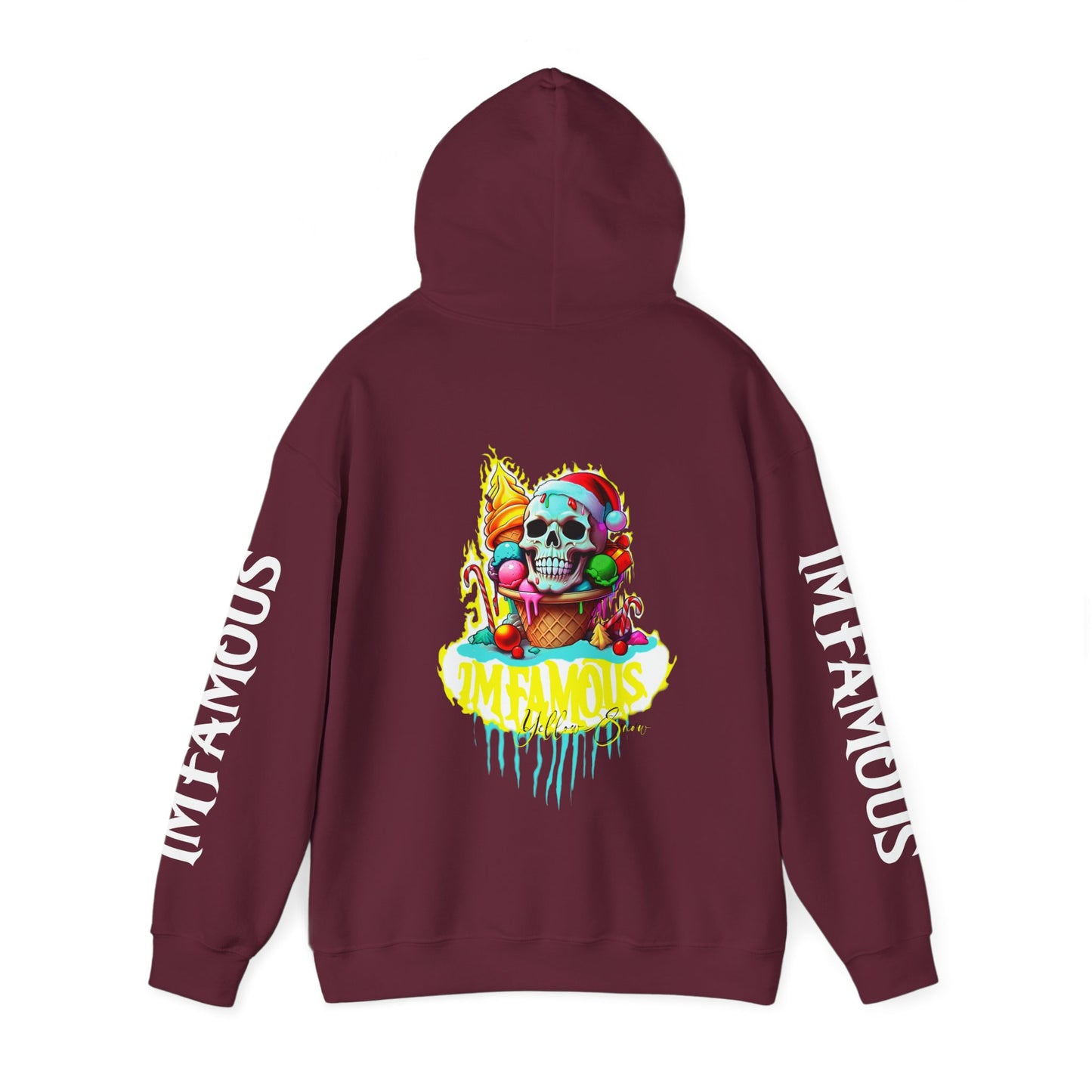 Premium hooded sweatshirt - Imfamous Yellow Snow I-scream Hoodie