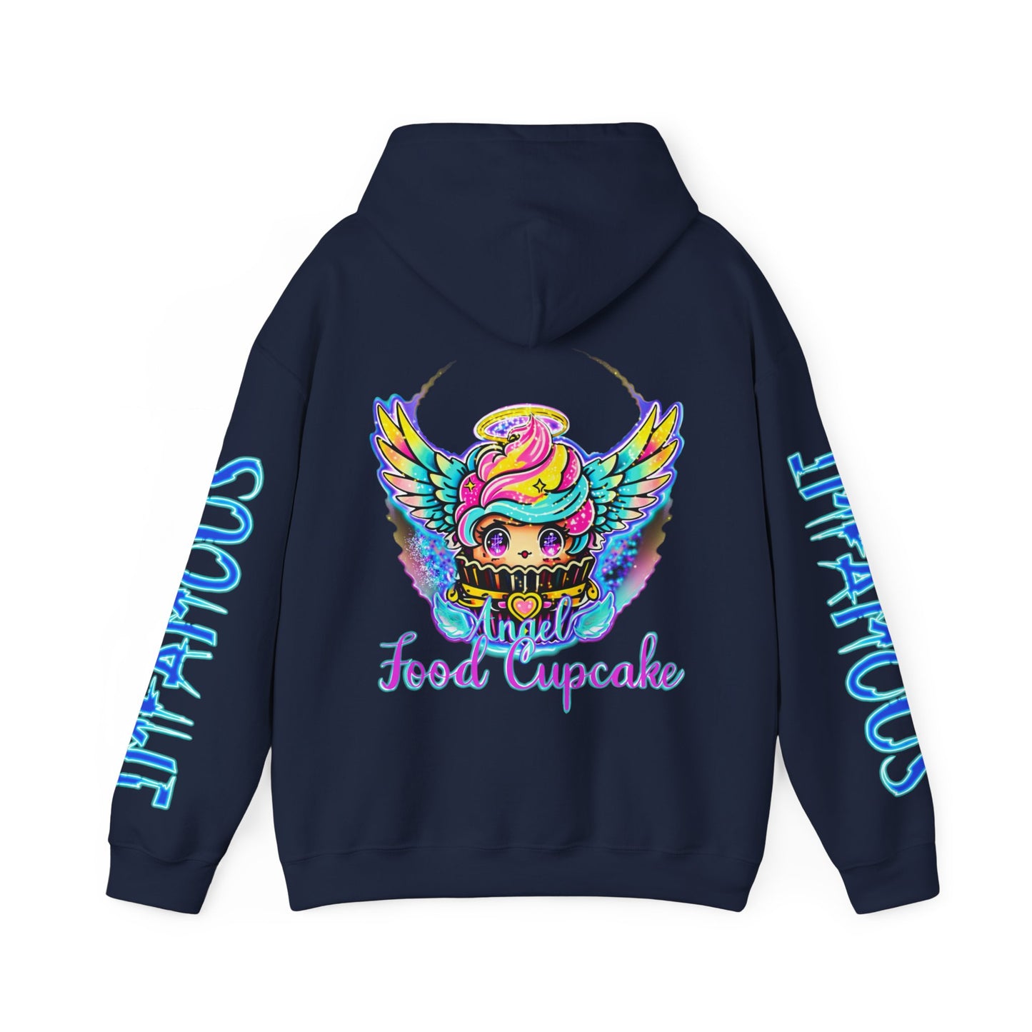 Imfamous Angel Food Cupcake #4 Graphic Hoodie - Stylish Unisex Heavy Blend Sweatshirt
