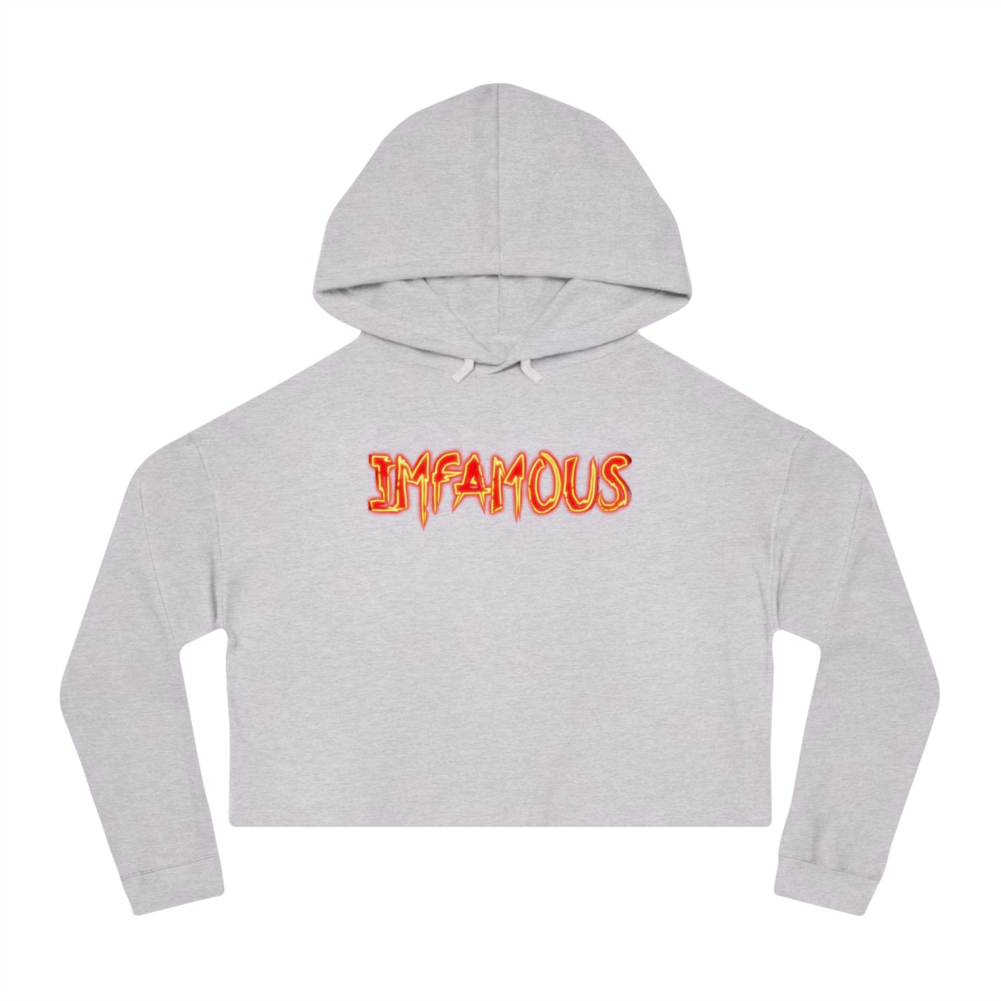 Cropped Hoodie Imfamous Women's Crop Top Sweatshirt