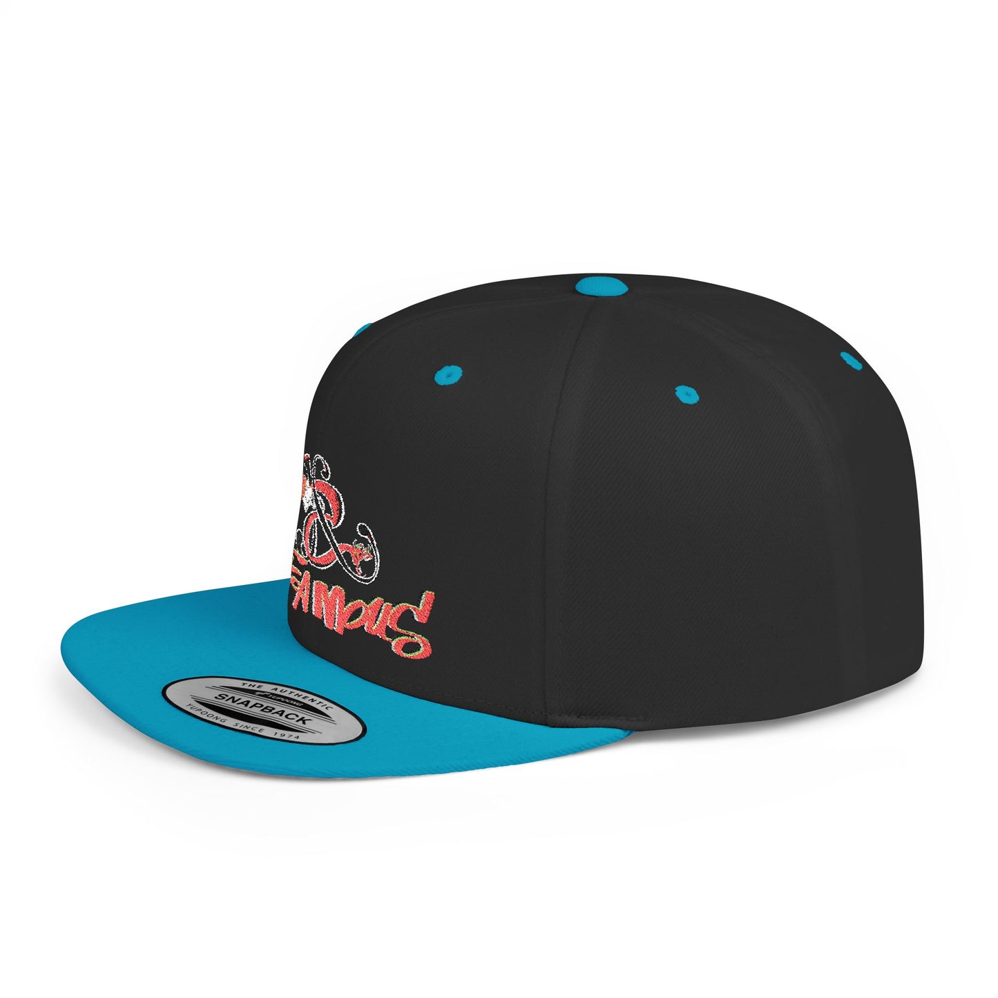 Imfamous brand logo Flat Bill Snapback