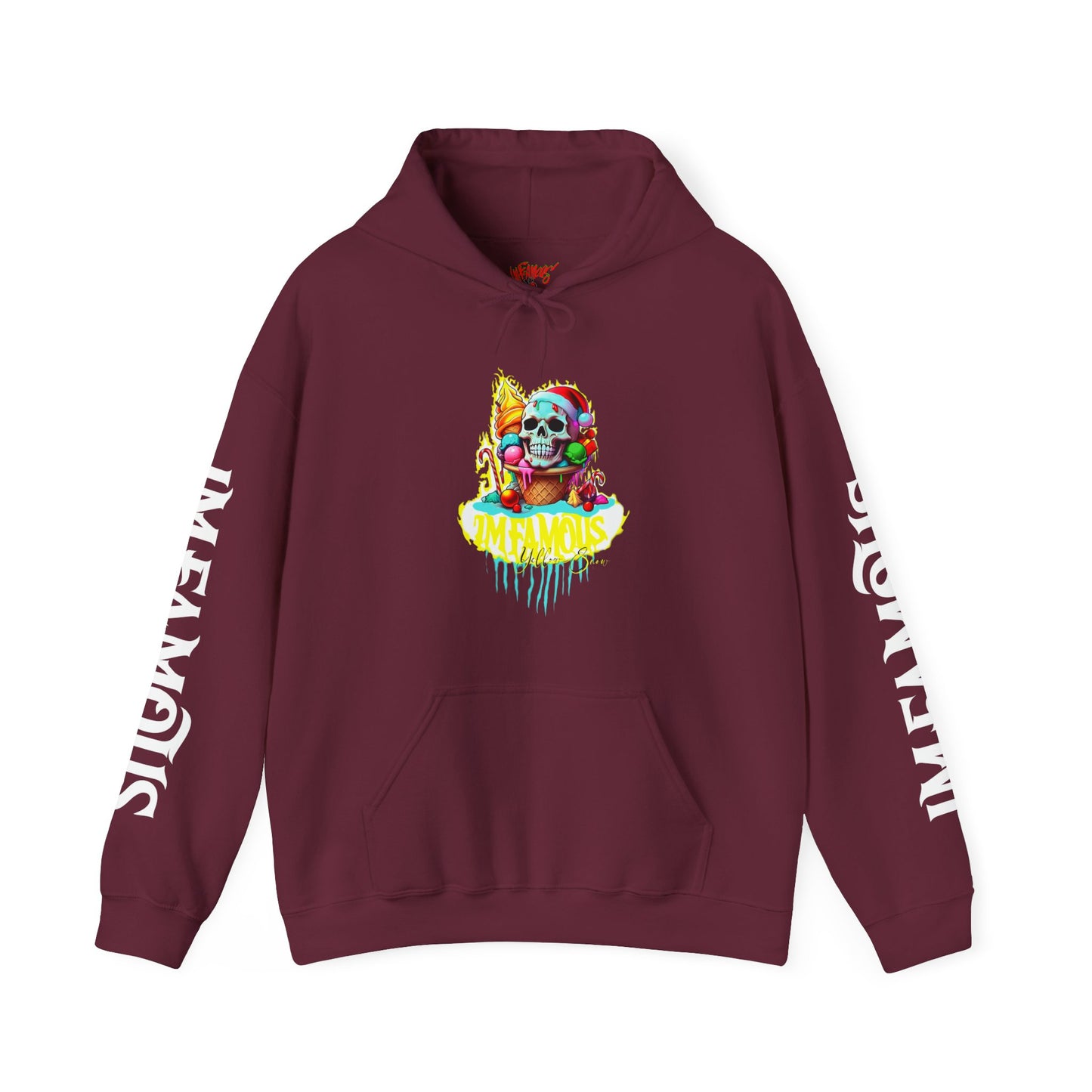 Premium hooded sweatshirt - Imfamous Yellow Snow I-scream Hoodie