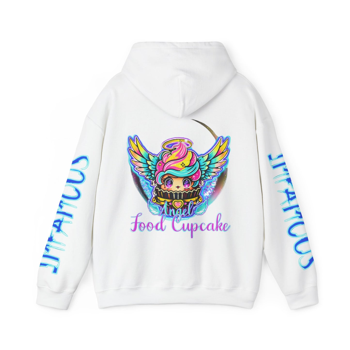 Imfamous Angel Cupcake Graphic Hoodie - Stylish Unisex Heavy Blend Sweatshirt