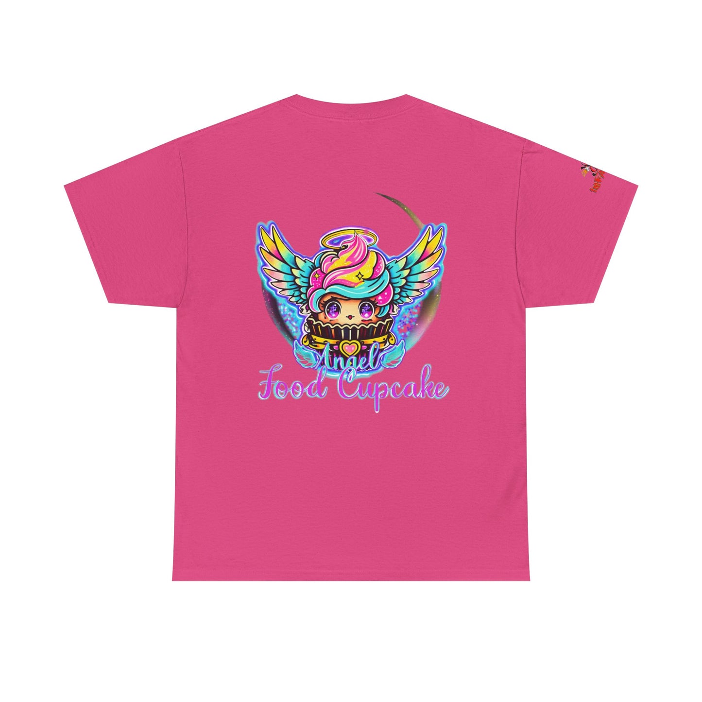 Unisex Heavy Cotton Tee - Imfamous Angel Food Cupcake Design #4