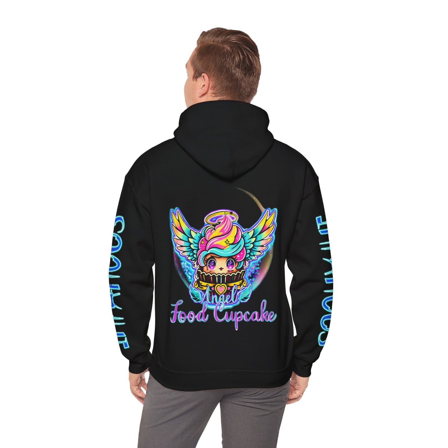 Imfamous Angel Cupcake Graphic Hoodie - Stylish Unisex Heavy Blend Sweatshirt