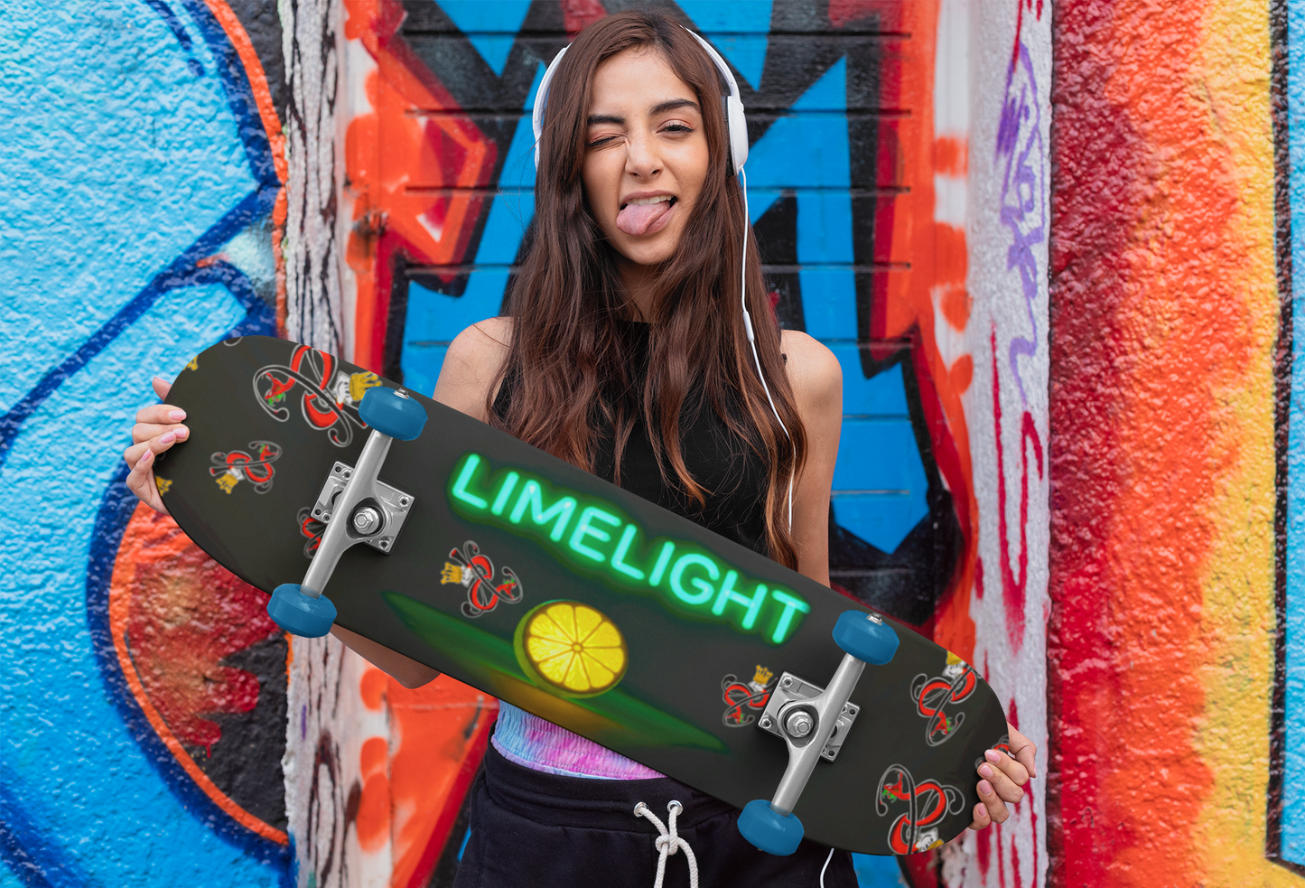 Imfamous Limelight#2 Custom 9in Skateboard