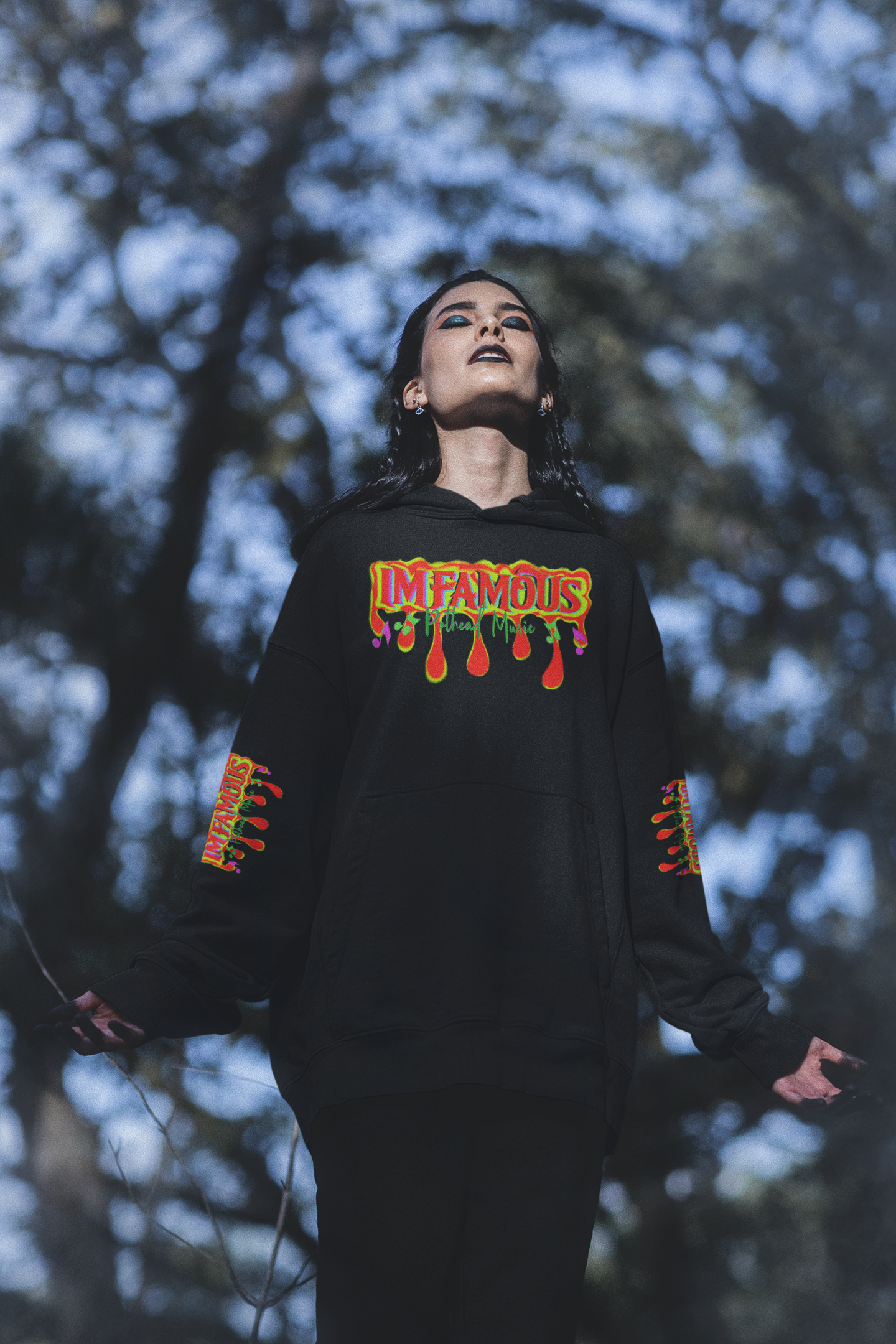 Premium Hooded Sweatshirt - Imfamous Pothead Music
