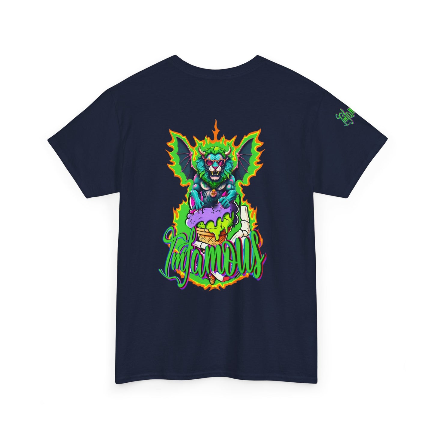 Premium graphic T-shirt - Imfamous Leo i-scream