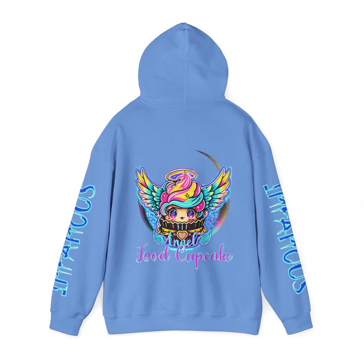 Imfamous Angel Cupcake Graphic Hoodie - Stylish Unisex Heavy Blend Sweatshirt