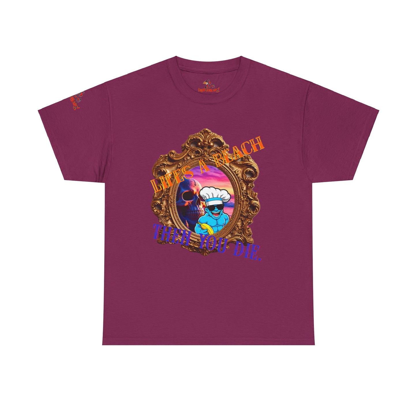 Premium Graphic T-shirt - Imfamous - Lifes a beach