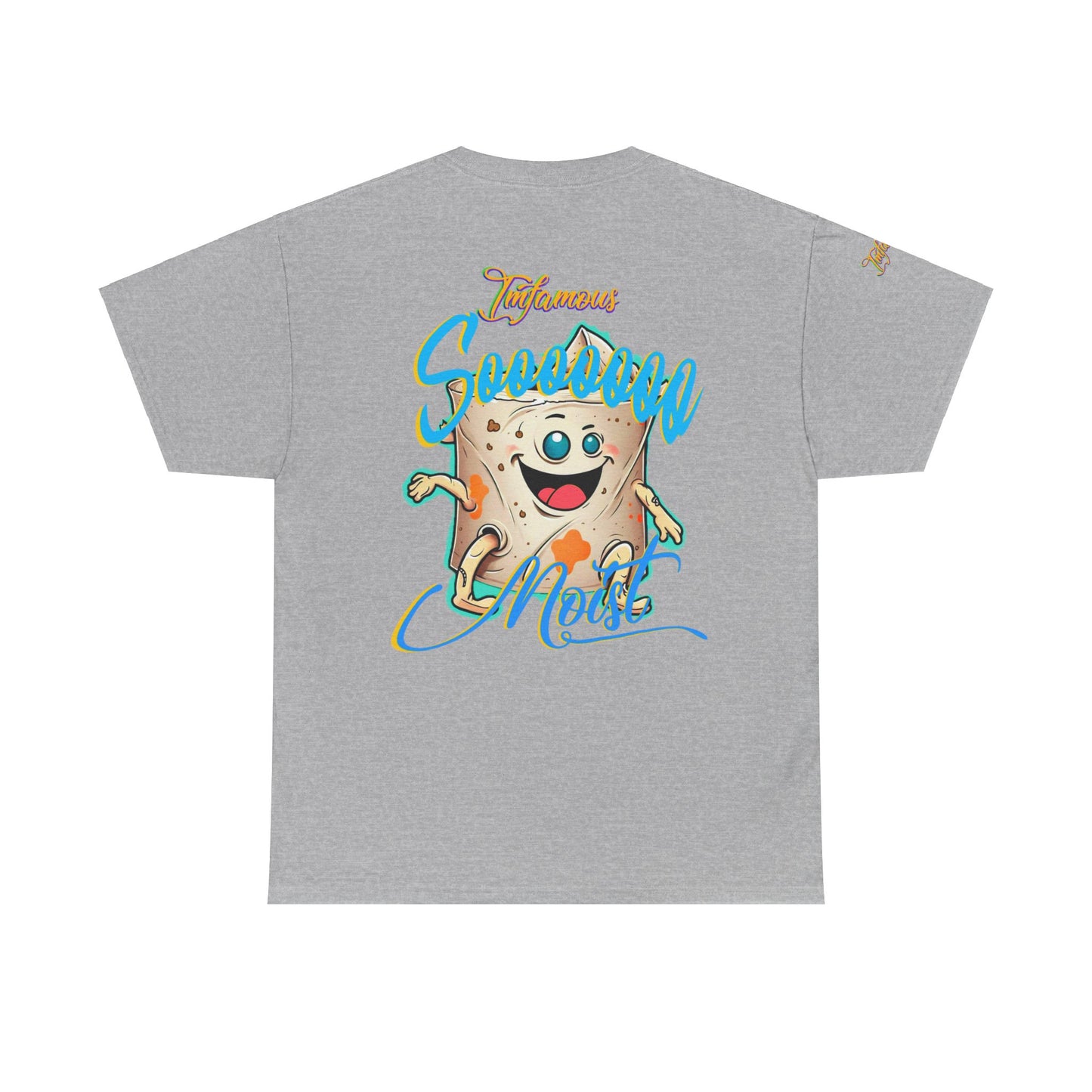 Premium graphic T-shirt - Funny Toilet paper humor - Imfamous oh so moist