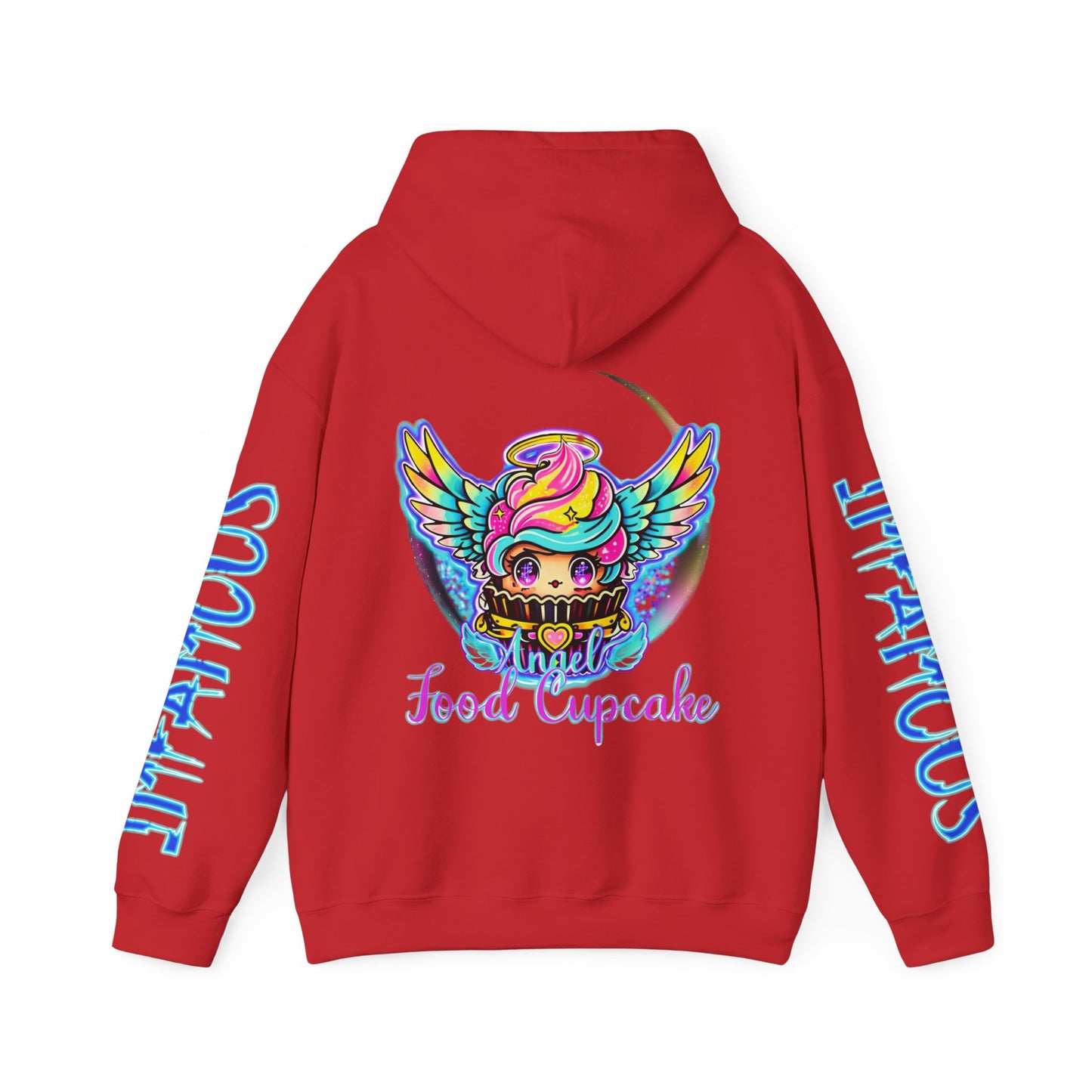 Imfamous Angel Cupcake Graphic Hoodie - Stylish Unisex Heavy Blend Sweatshirt