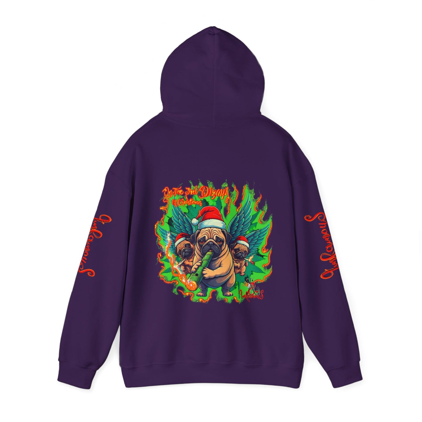 Premium hooded sweatshirt- Imfamous Pug Life