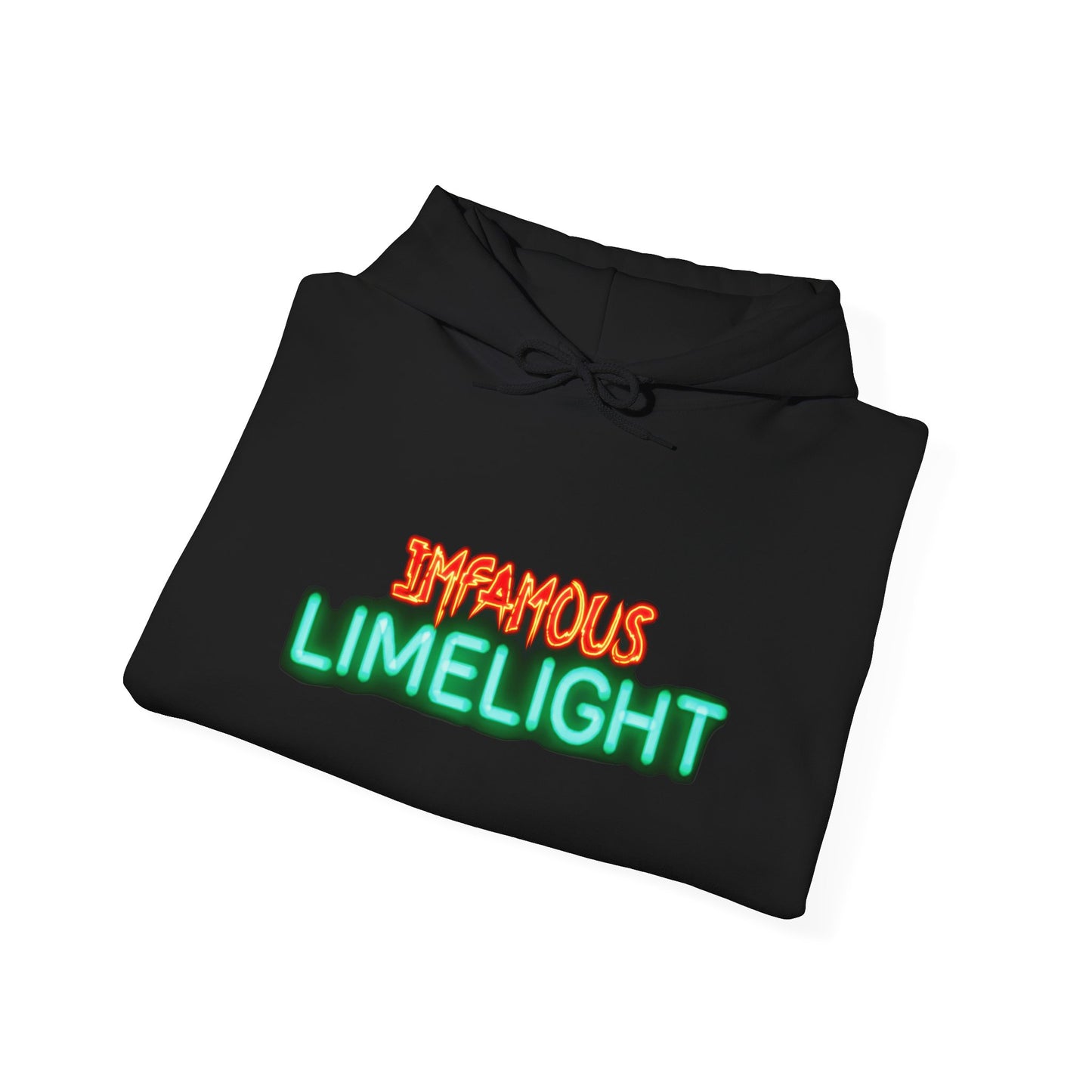 Premium Hooded Sweatshirt - Imfamous Limelight Design