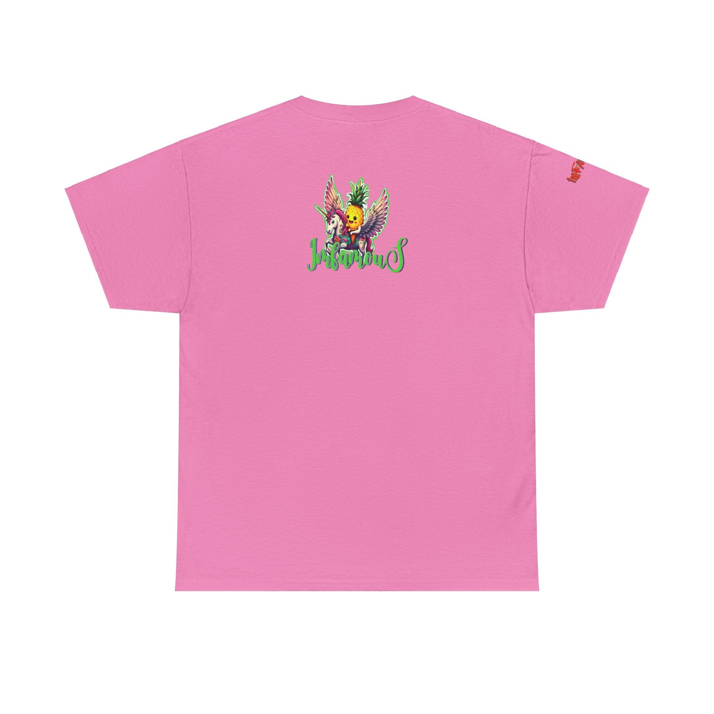 Graphic Tee Unipineapple Flying on Unicorn Heavy Cotton T-shirt