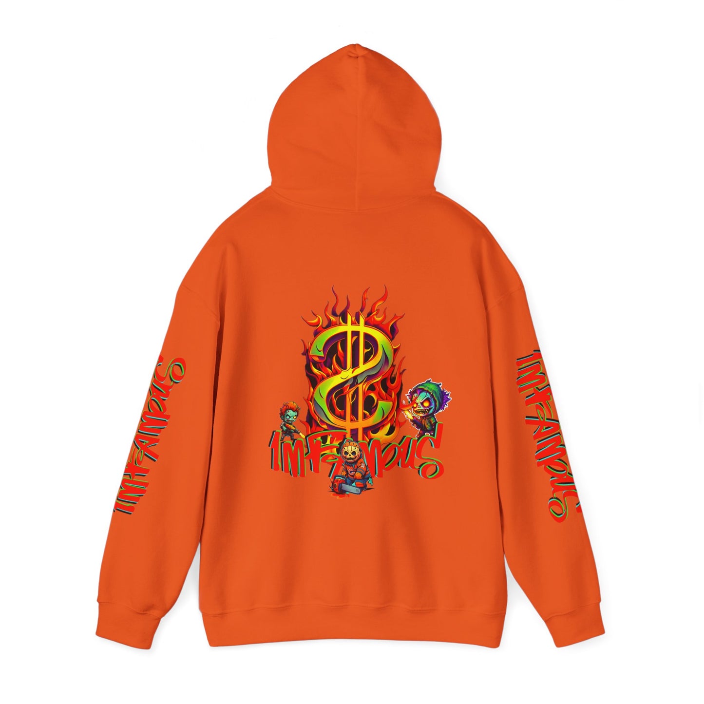 Premium graphic Hoodie - Imfamous halloween Design