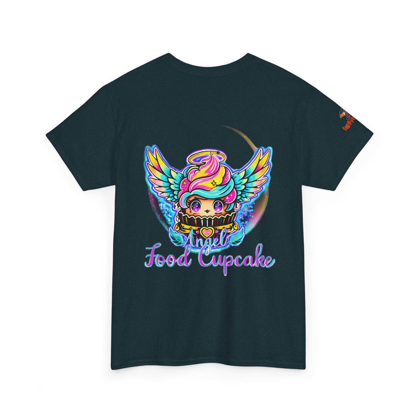 Unisex Heavy Cotton Tee - Imfamous Angel Food Cupcake Design #4