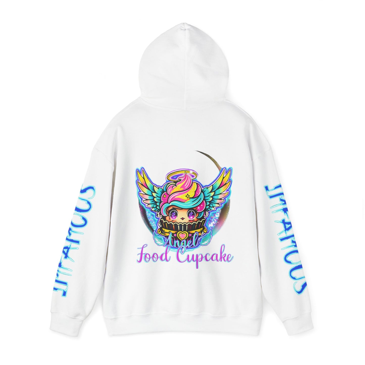Imfamous Angel Cupcake Graphic Hoodie - Stylish Unisex Heavy Blend Sweatshirt