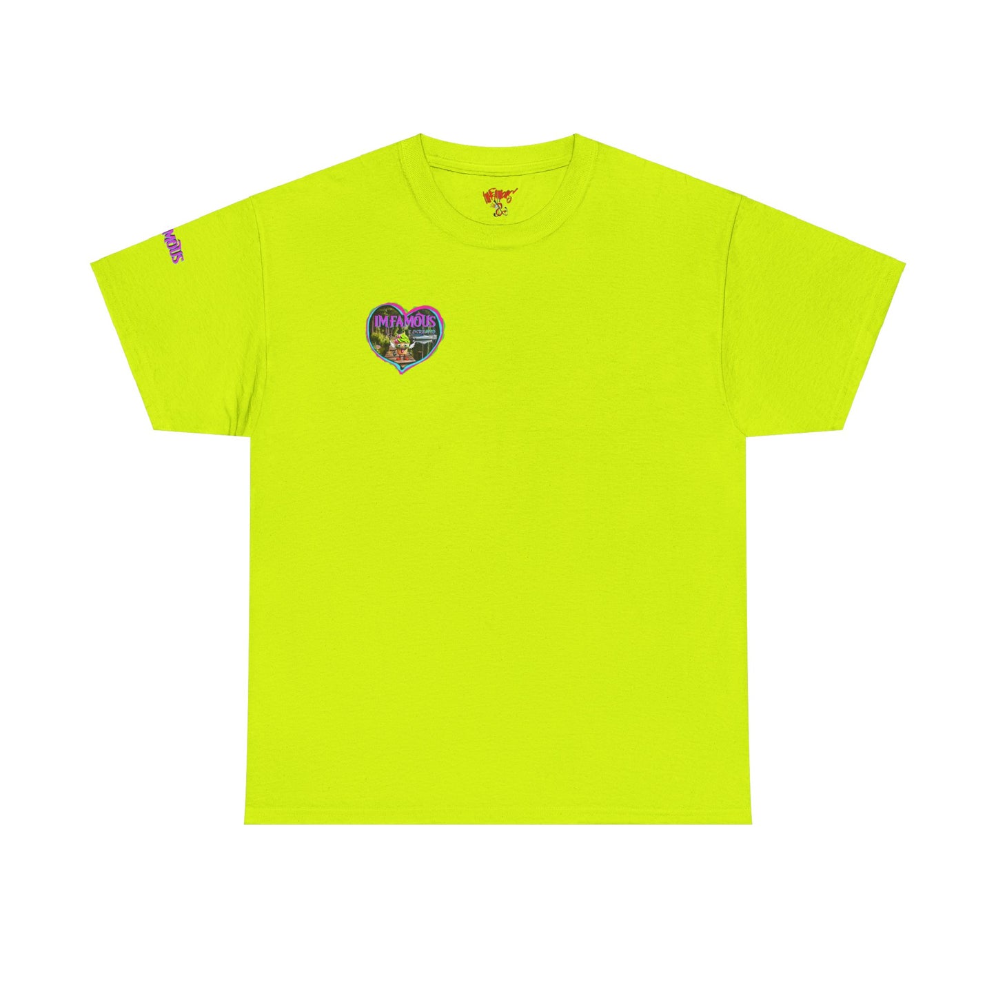 Premium Graphic T-Shirt - I Love Imfamous I-Screams Premium Unisex Heavy Cotton Tee