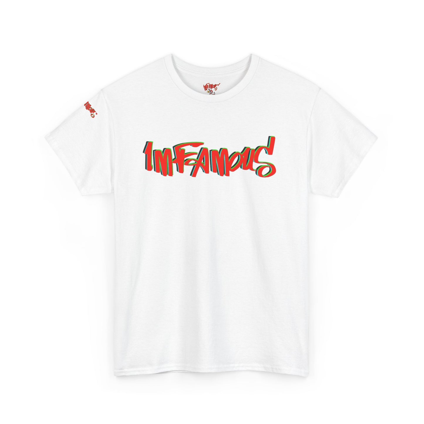 Premium graphic T-shirt - Imfamous halloween logo Design