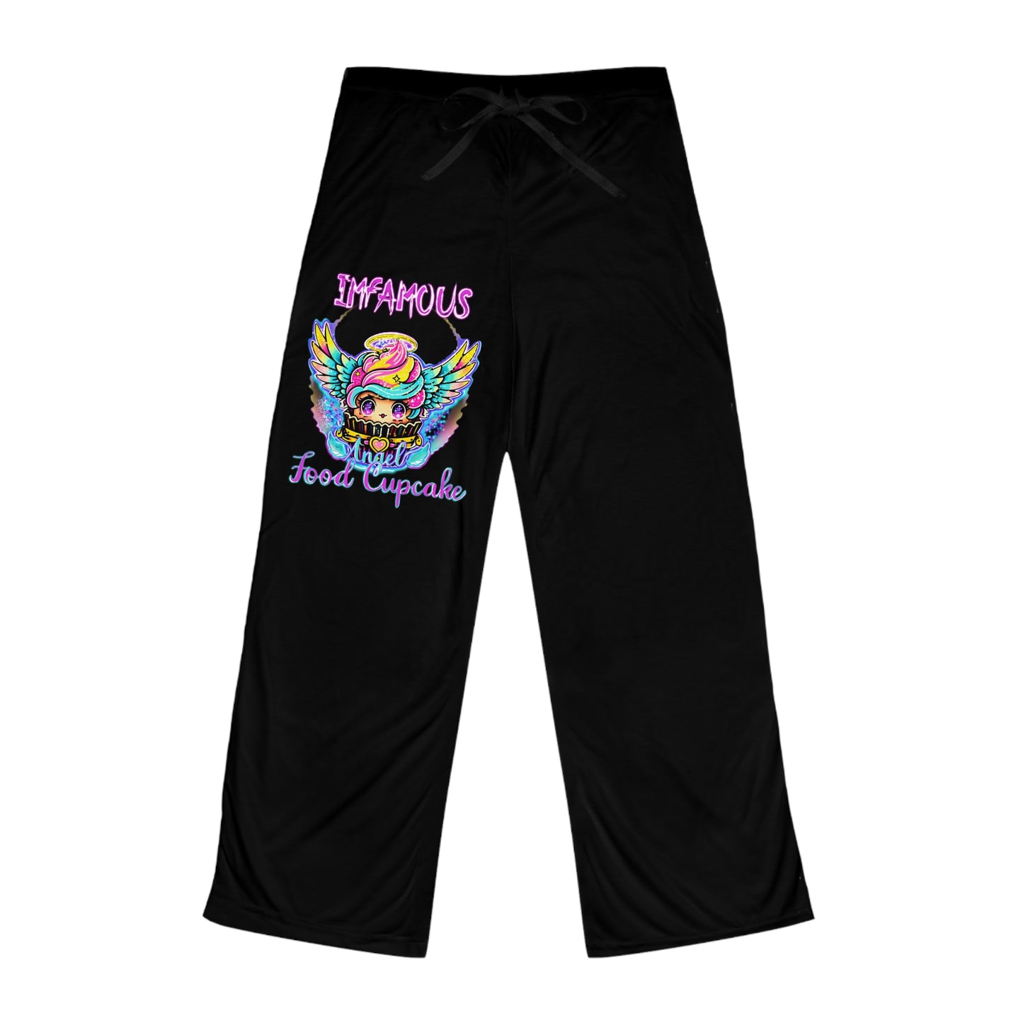 Imfamous Angel Food Cupcake #4 Pajama Pants for Women, Cute Sleepwear, Cozy Loungewear, Gift for Food Lovers, Relaxing Nights