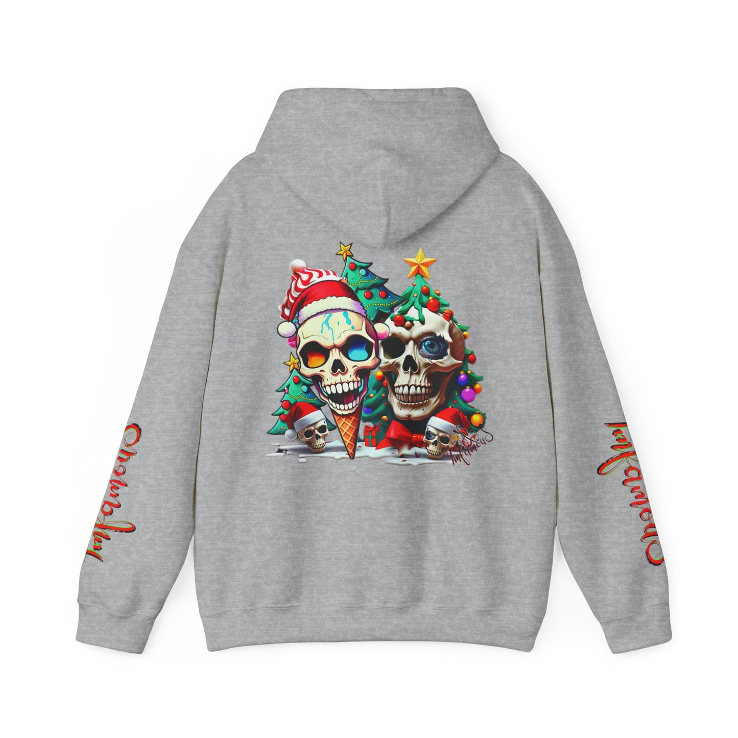 Premium hooded sweatshirt - Imfamous Christmas Skull i-scream - Imfamous Design