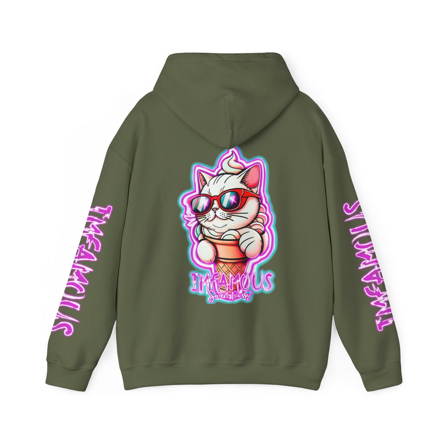 Premium hooded sweatshirt - Imfamous Sweet Pussy Cat Design