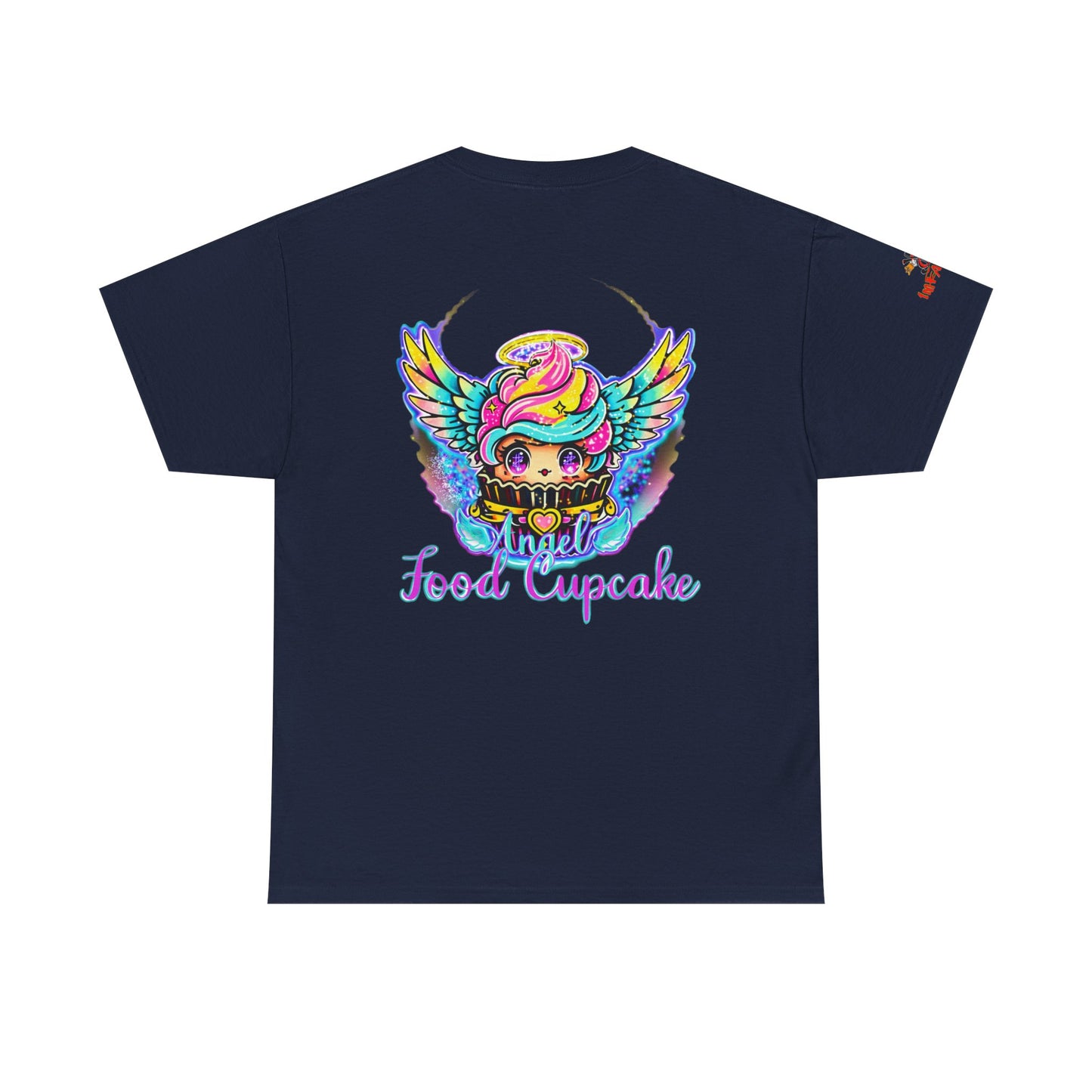 Unisex Heavy Cotton Tee - Imfamous Angel Food Cupcake Design #4