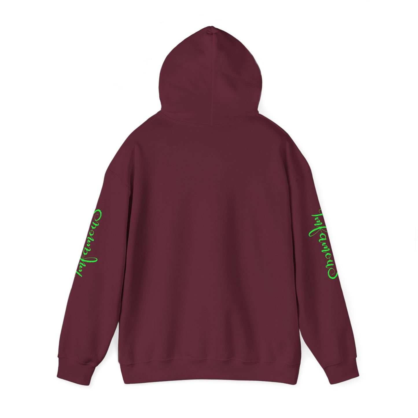 Premium Hooded Sweatshirt - Pineapple Flying on Unicorn Design