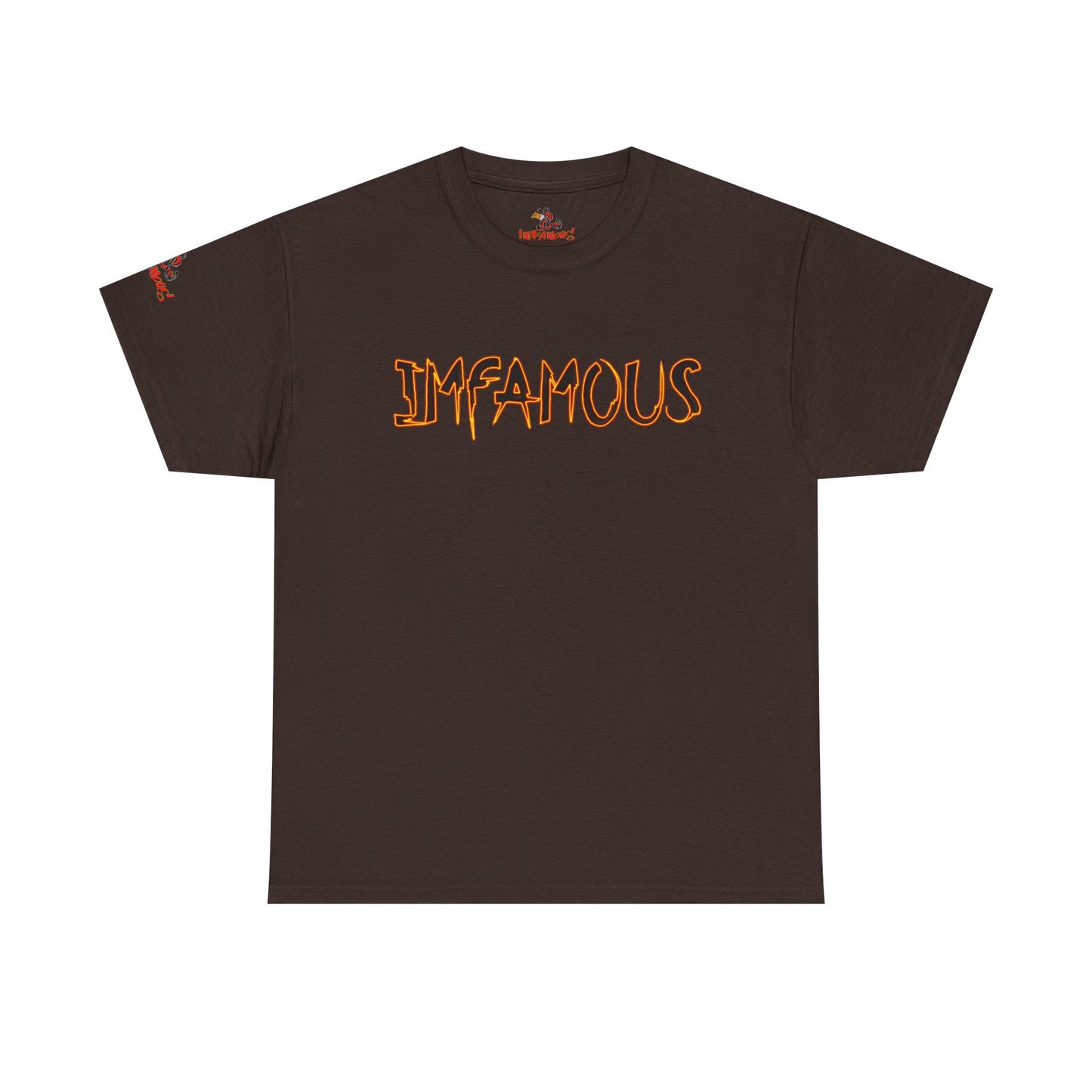 Imfamous Devils Food Cupcake Zombie attack Graphic Tee - Fun Casual Wear, Unisex T-Shirt for Food Lovers, Halloween fun gift