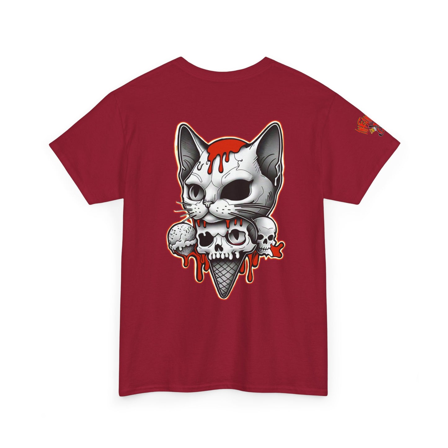 Imfamous Dead Kitty I-Scream Tee shirt, Awesome premium graphic T-Shirt