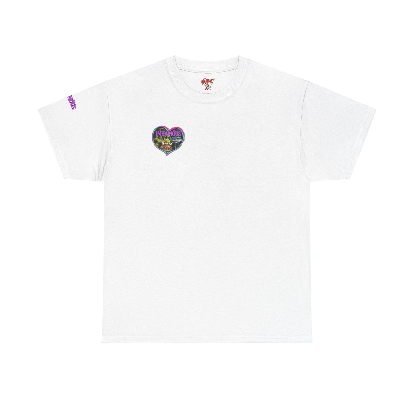 Premium Graphic T-Shirt - I Love Imfamous I-Screams Premium Unisex Heavy Cotton Tee