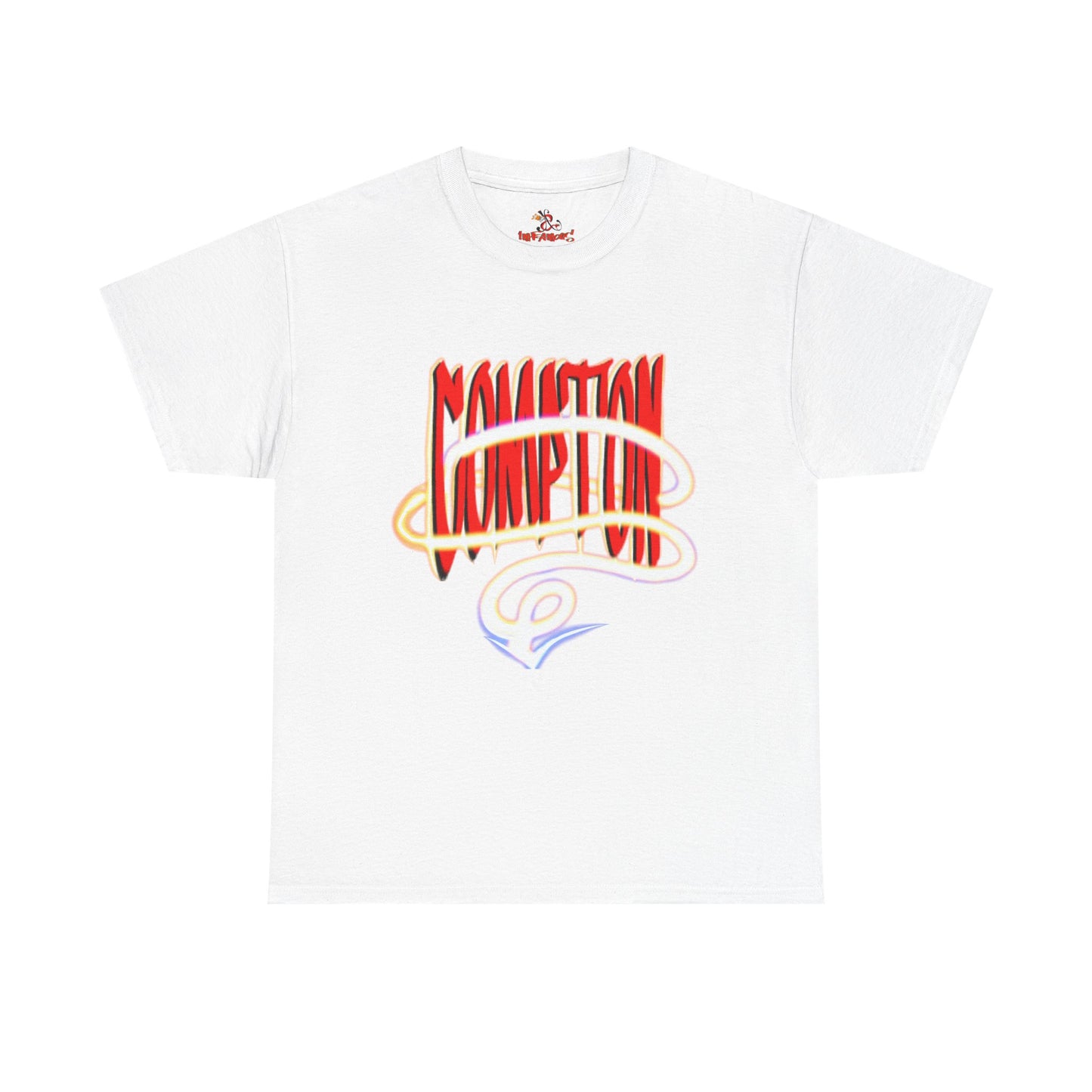 Compton Vibe Unisex Heavy Cotton Tee - Streetwear Style T-Shirt