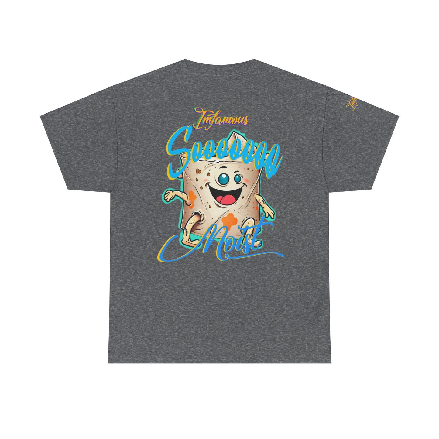 Premium graphic T-shirt - Funny Toilet paper humor - Imfamous oh so moist