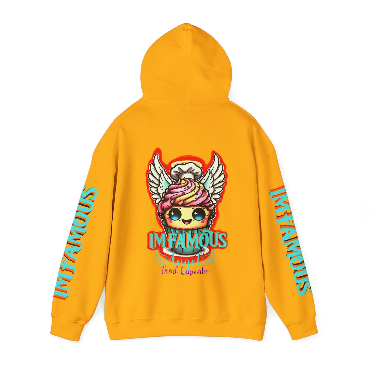 Imfamous Angel food cupcake 男女同款 Heavy Blend™ 连帽运动衫
