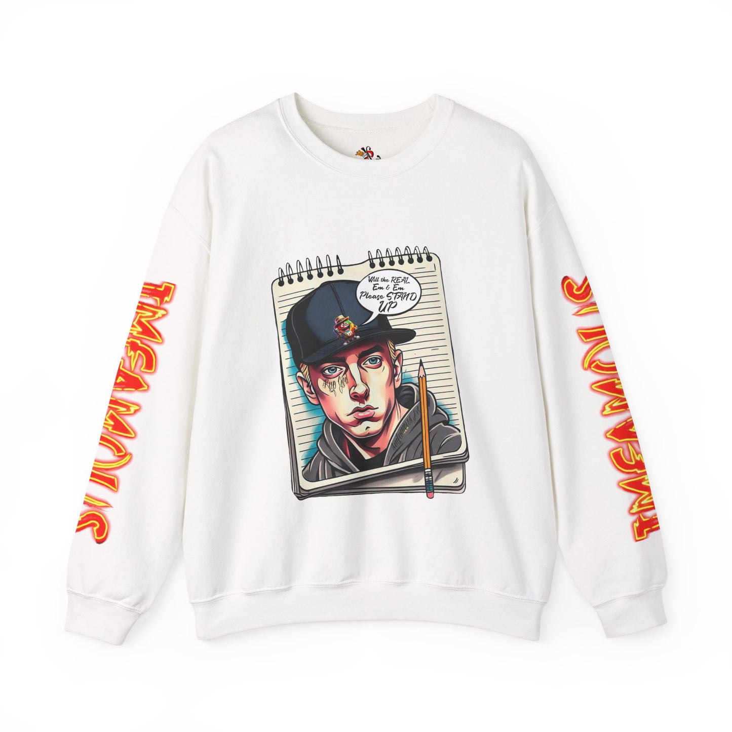 Street Art Crewneck Sweatshirt, Urban Style Sweatshirt, Graphic Hoodie, Casual Wear, Unique Gift for Artists, Streetwear