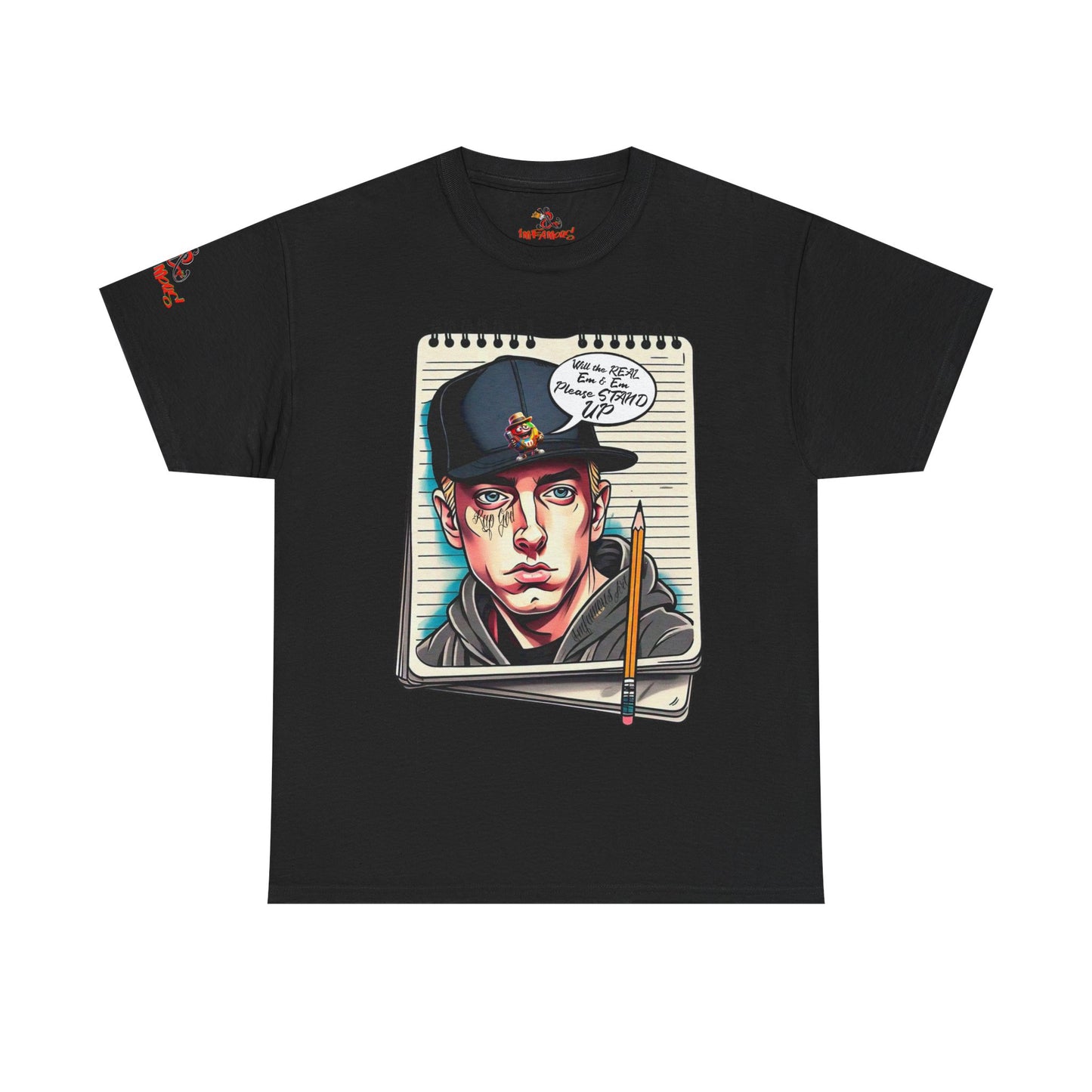 Rap Candy Tee, Parody Graphic Shirt, Unisex Hip Hop Top, Funny Music Merch, Streetwear Gift, Imfamous