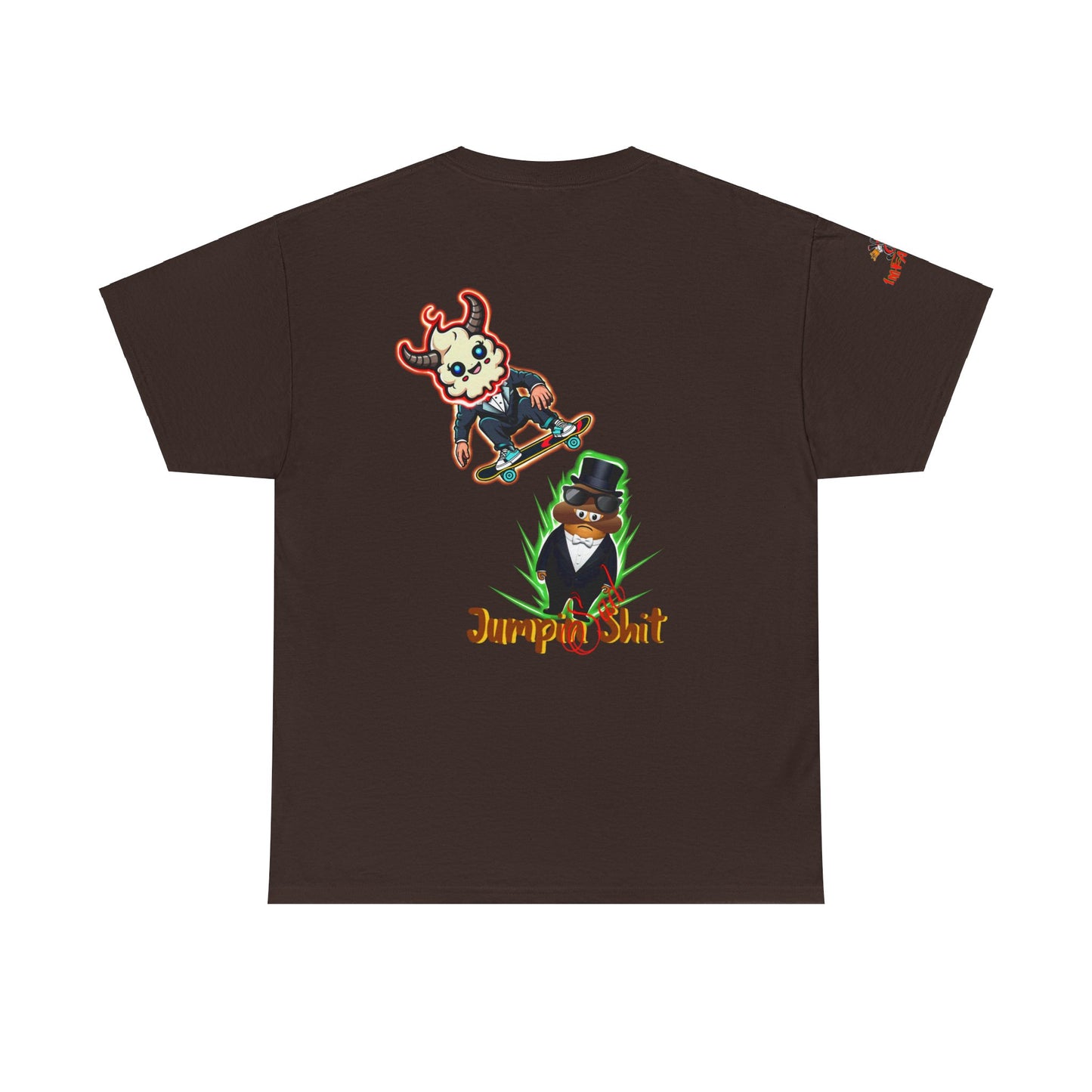 Imfamous jumpin Sad Shit premium graphic Tee - Imfamous Jumping Sad Shit Design