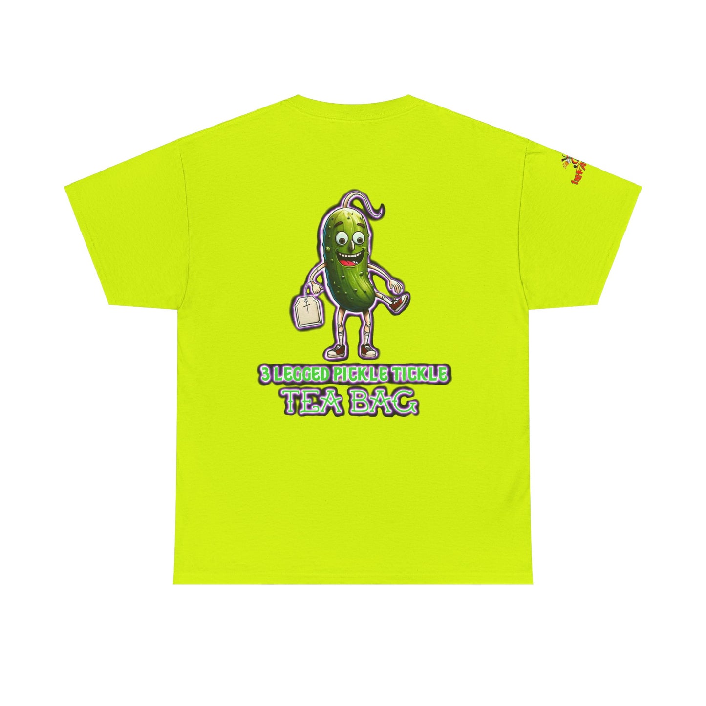 Premium Graphic T-shirt - Imfamous 3 Legged Pickle Tickle Tea Bag Design