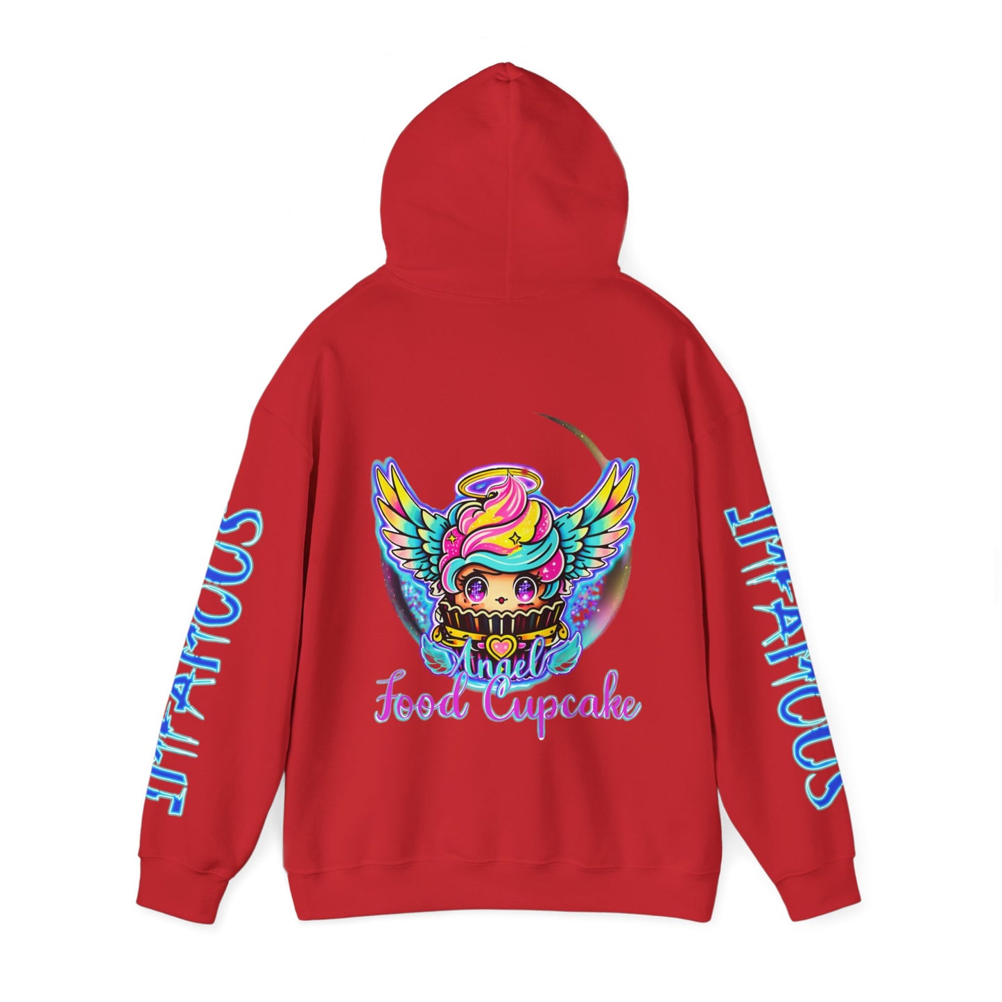 Imfamous Angel Cupcake Graphic Hoodie - Stylish Unisex Heavy Blend Sweatshirt