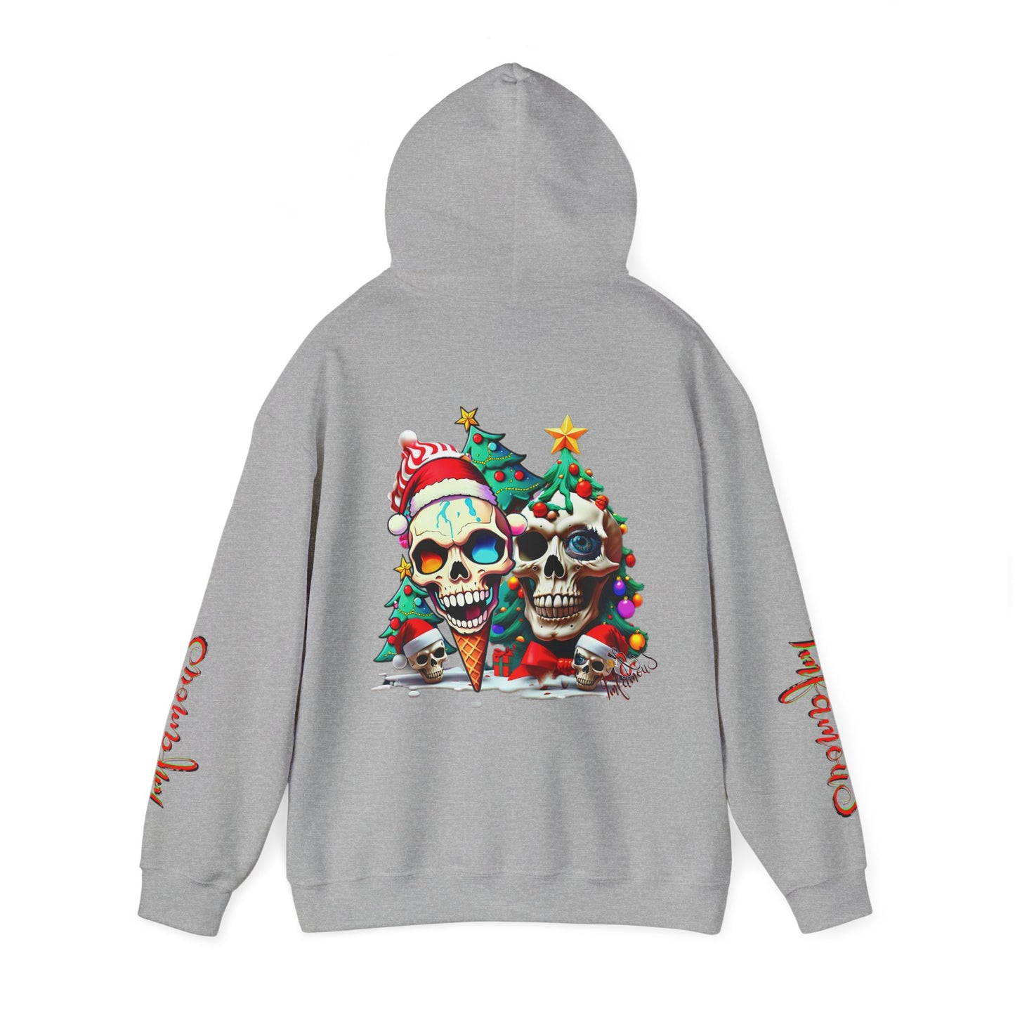Premium hooded sweatshirt - Imfamous Christmas Skull i-scream - Imfamous Design