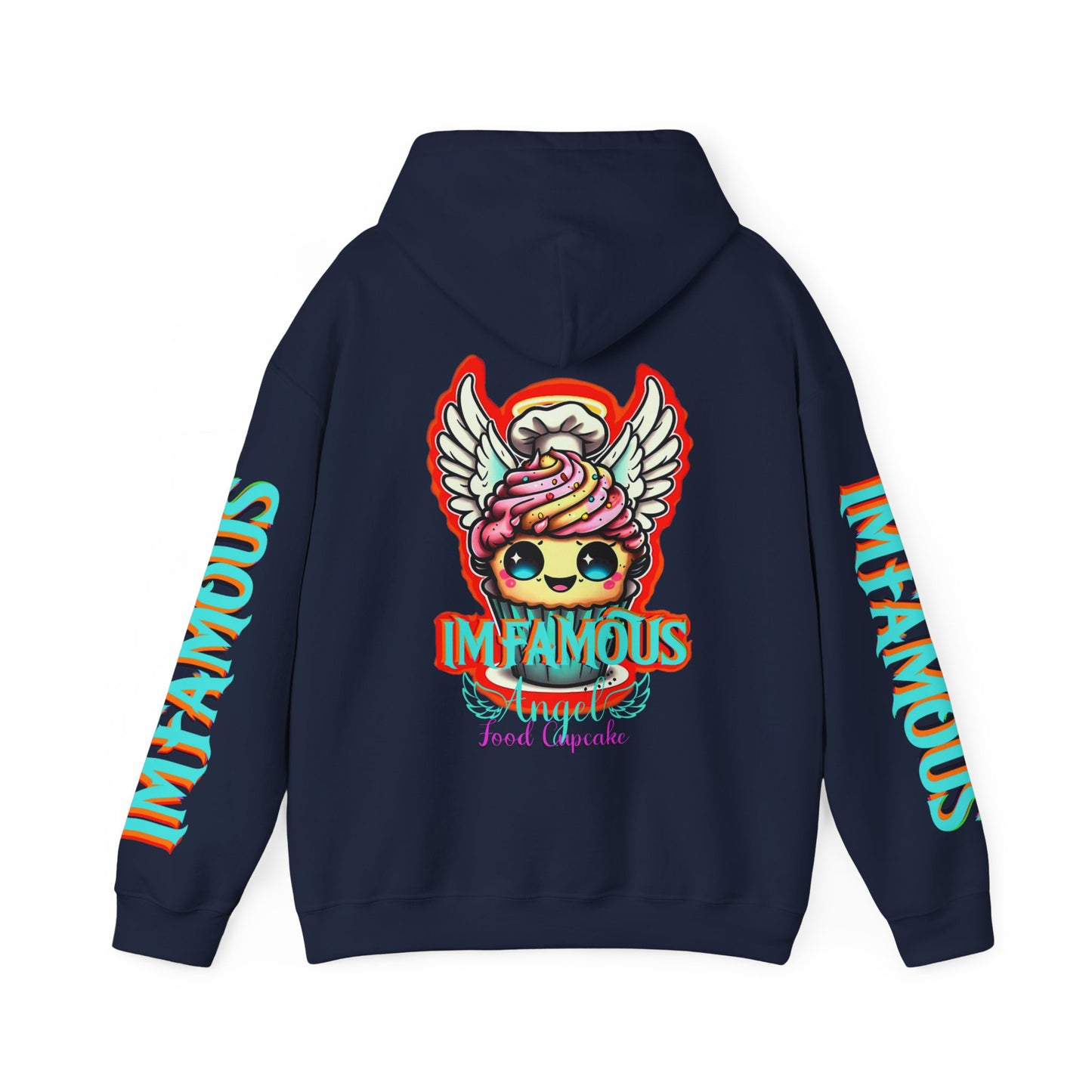 Imfamous Angel food cupcake 男女同款 Heavy Blend™ 连帽运动衫