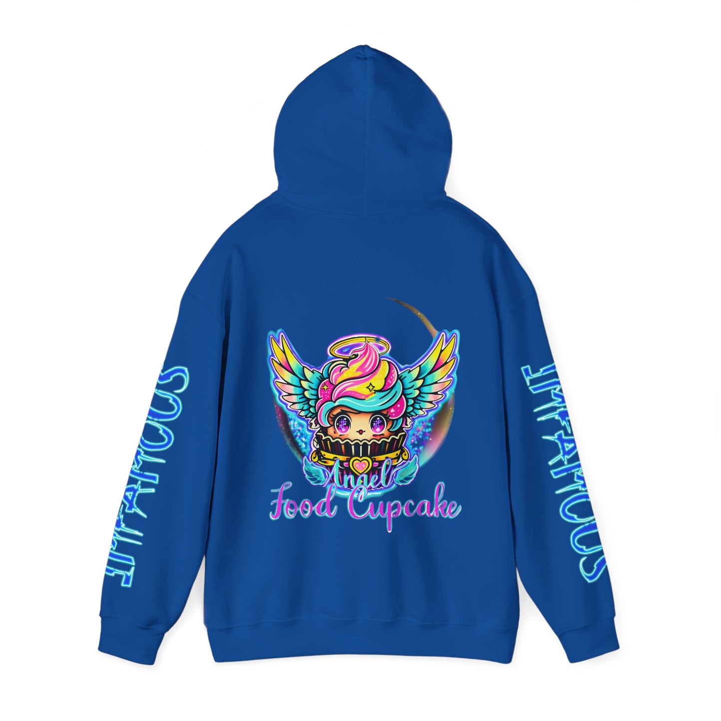 Imfamous Angel Cupcake Graphic Hoodie - Stylish Unisex Heavy Blend Sweatshirt